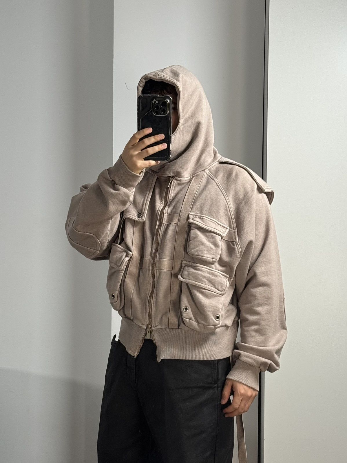 SHINE LUXURY Shine Luxury “SANGUINE” Layered Navigator Zipper Hoodie Size US S / EU 44-46 / 1 - 11 Thumbnail