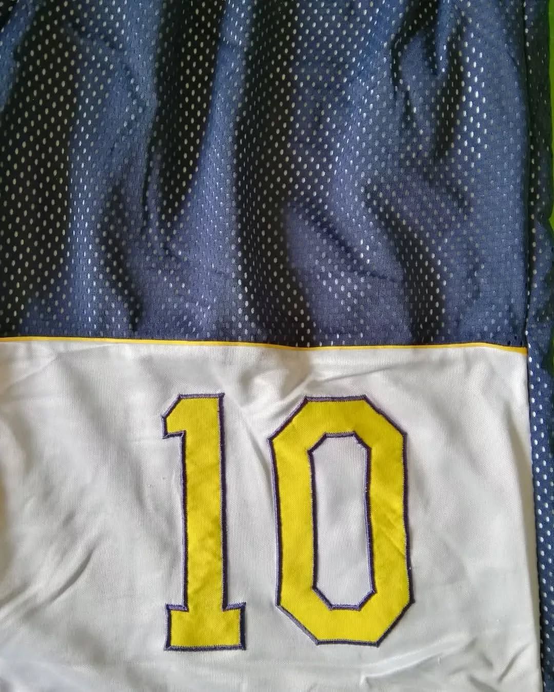 NBA × Vintage Vintage NBA Lakers 10 Basketball Short Pants Size US 31 - 5 Thumbnail