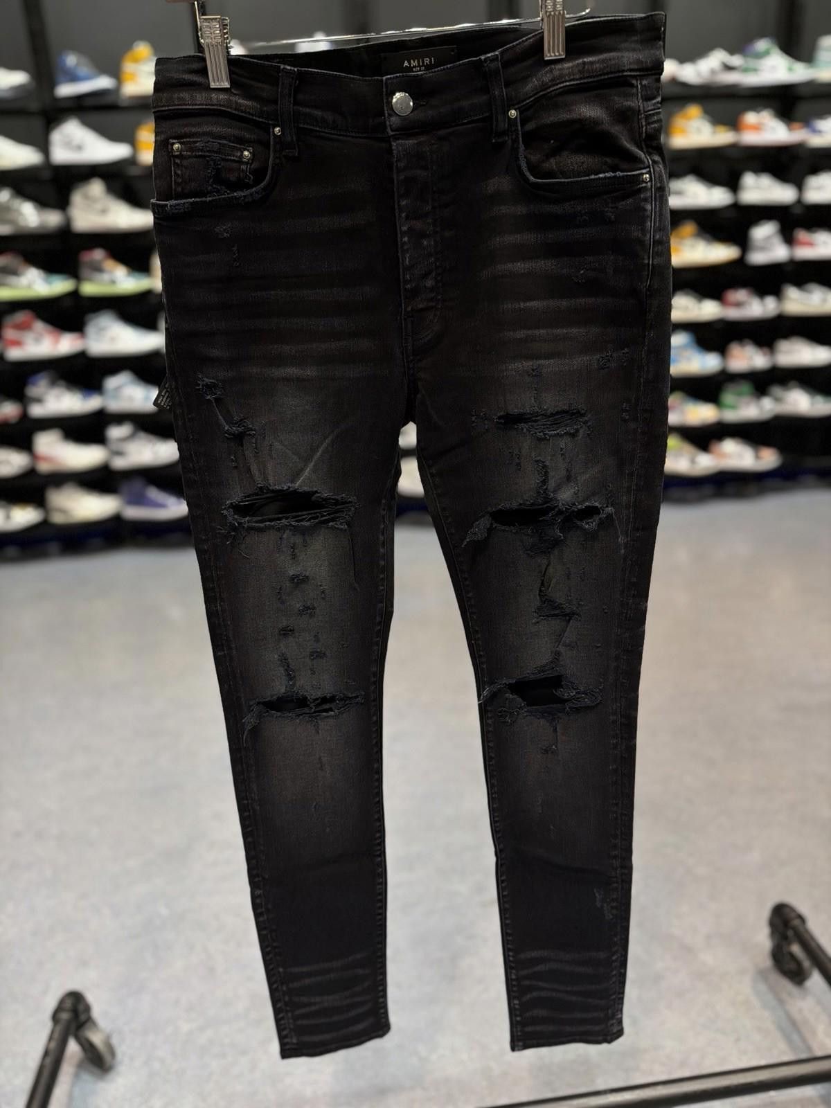 Amiri Size 33 - Amiri Thrasher Black Jeans 100% Authentic NEW Size US 33 - 2 Thumbnail