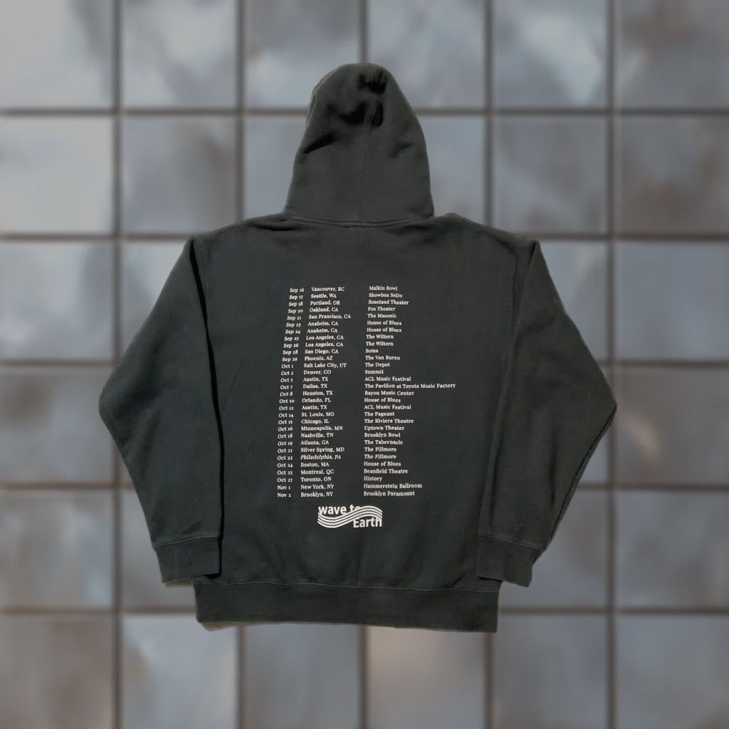 Vintage Wave To Earth Play With Earth 0.03 World Tour Official Merch Pullover Hoodie LG Gray Mens Large Size US L / EU 52-54 / 3 - 1 Thumbnail