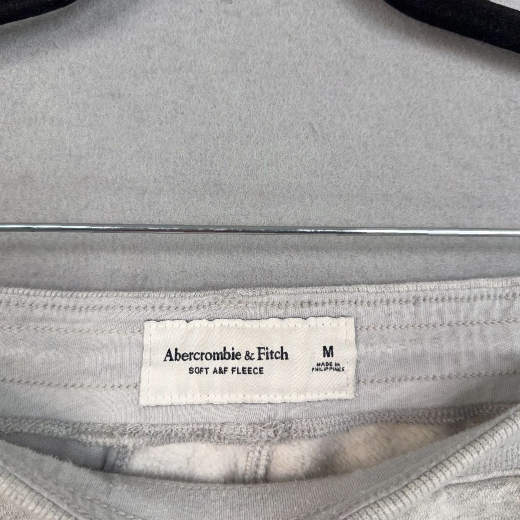Abercrombie & Fitch Abercrombie & Fitch Pants Adult Medium Gray Soft A&F Fleece Sweatpants Joggers Size 32" / US 10 / IT 46 - 5 Thumbnail
