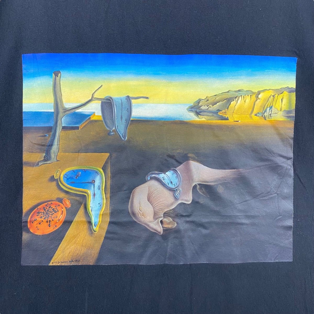 Japanese Brand SALVADOR DALI The Persistence Of Memory Artwork MoMa Size US XL / EU 56 / 4 - 2 Thumbnail