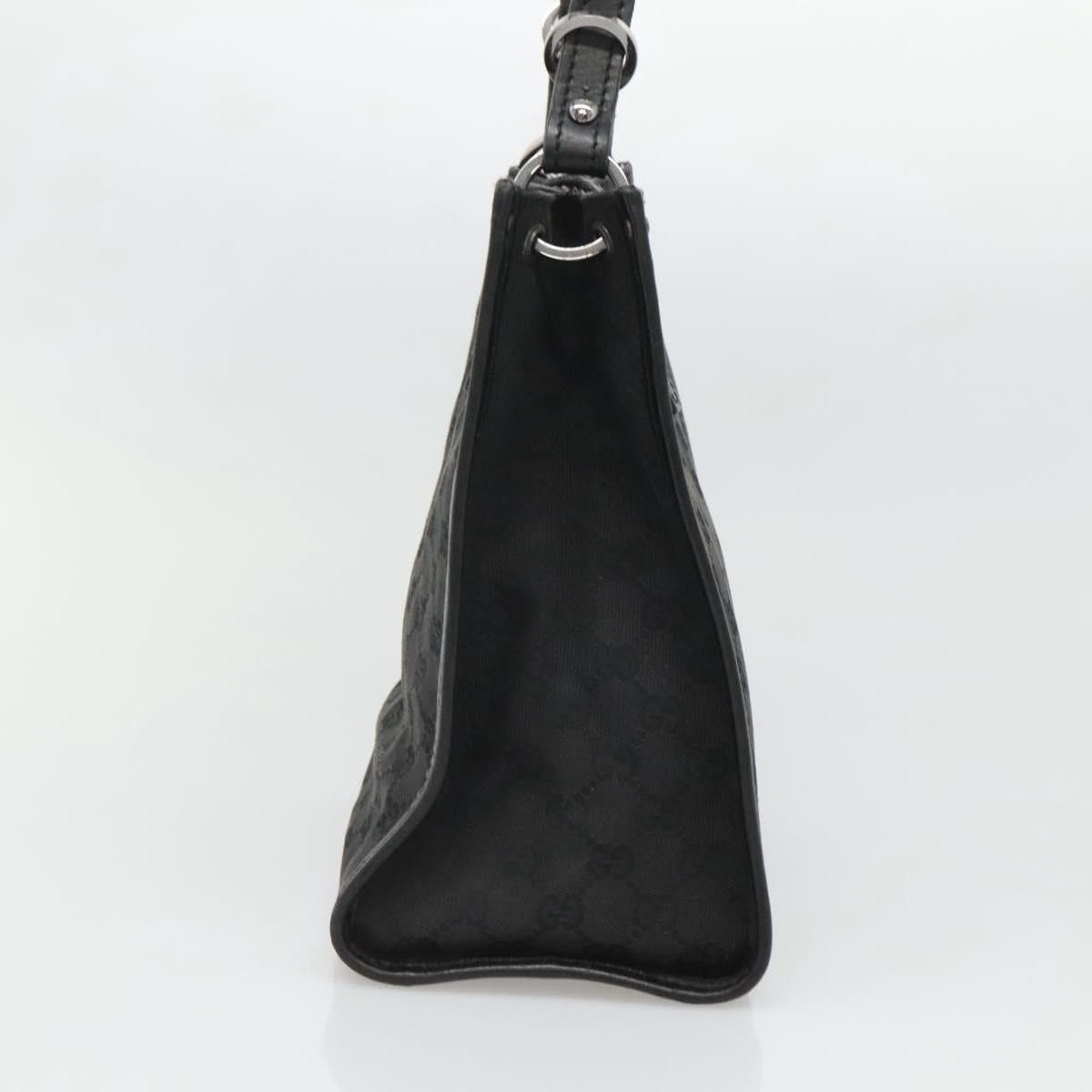 Gucci GUCCI GG Canvas Shoulder Bag Black Silver Size ONE SIZE - 4 Thumbnail