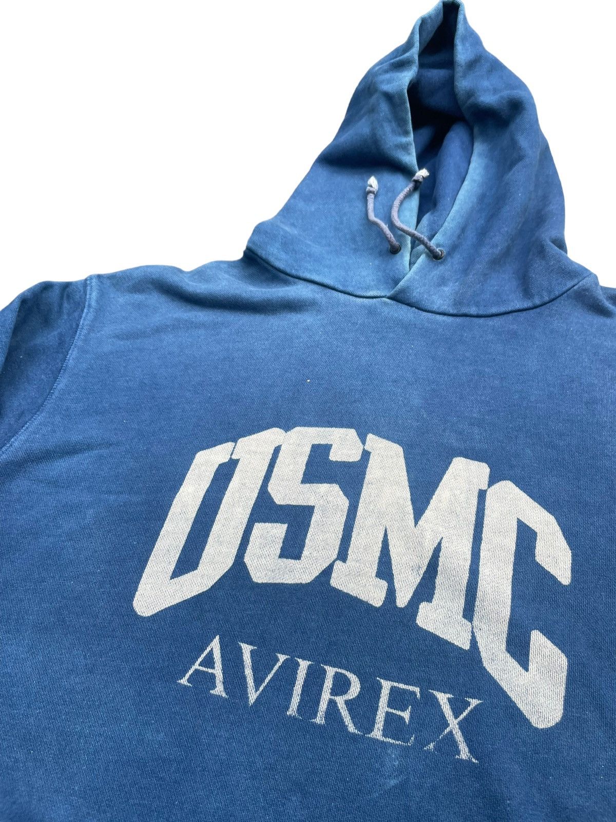 Avirex Avirex Usmc Faded Wash Hoodie Size US XL / EU 56 / 4 - 3 Thumbnail