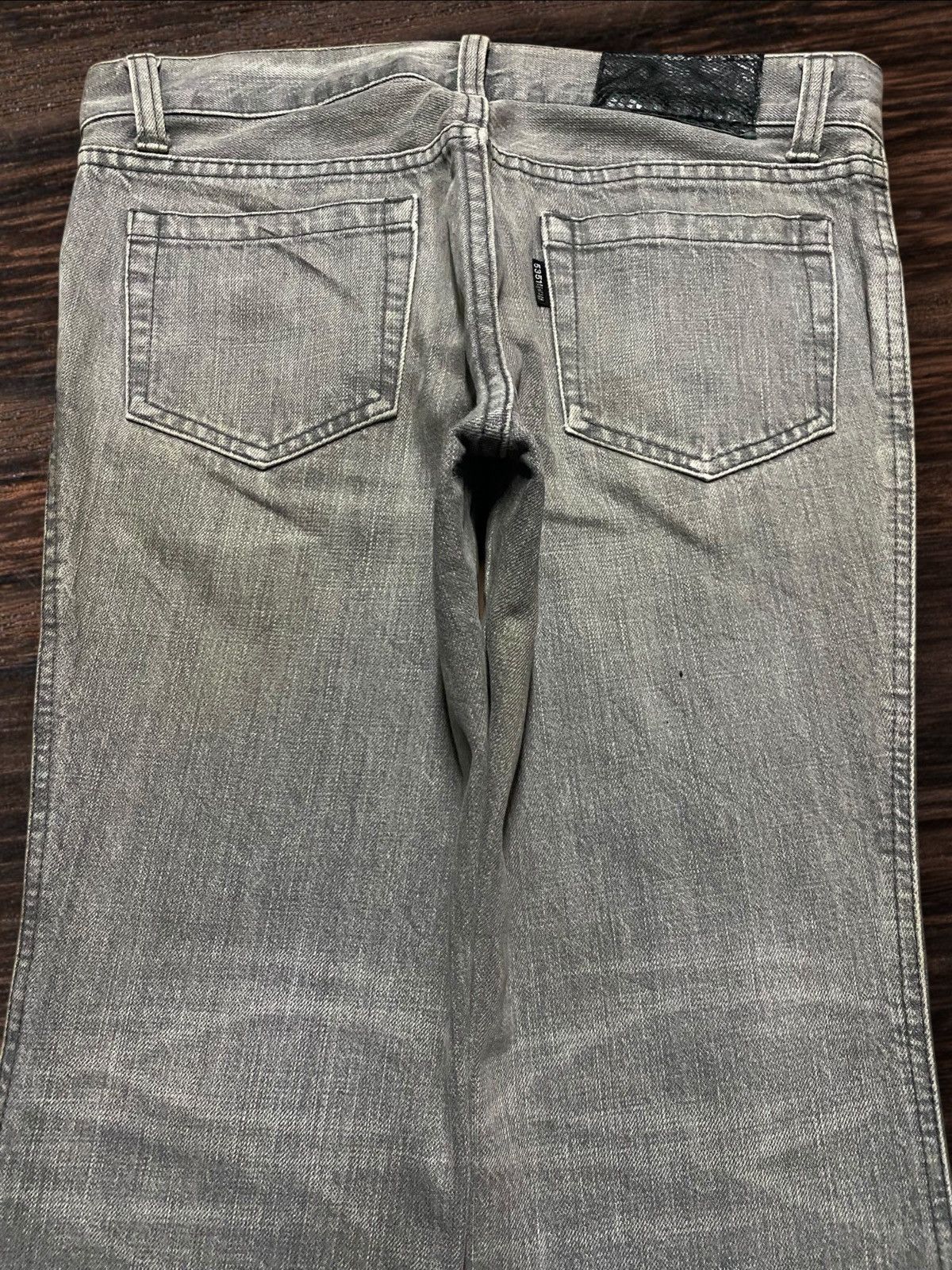 5351 POUR LES HOMMES Vintage Japanese Brand 5351 Pour Les Homme Flare Jeans Size US 32 / EU 48 - 4 Thumbnail