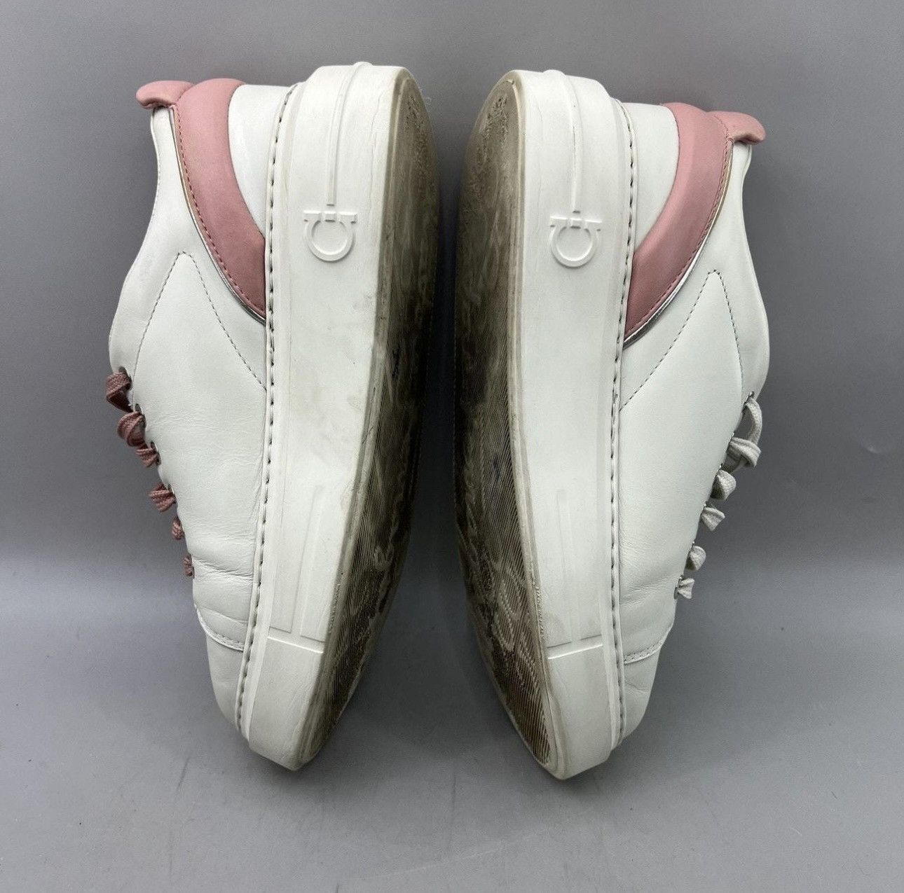 Salvatore Ferragamo Salvatore Ferragamo Senise Gancini leather women's sneakers. Size US 7.5 / IT 37.5 - 6 Thumbnail
