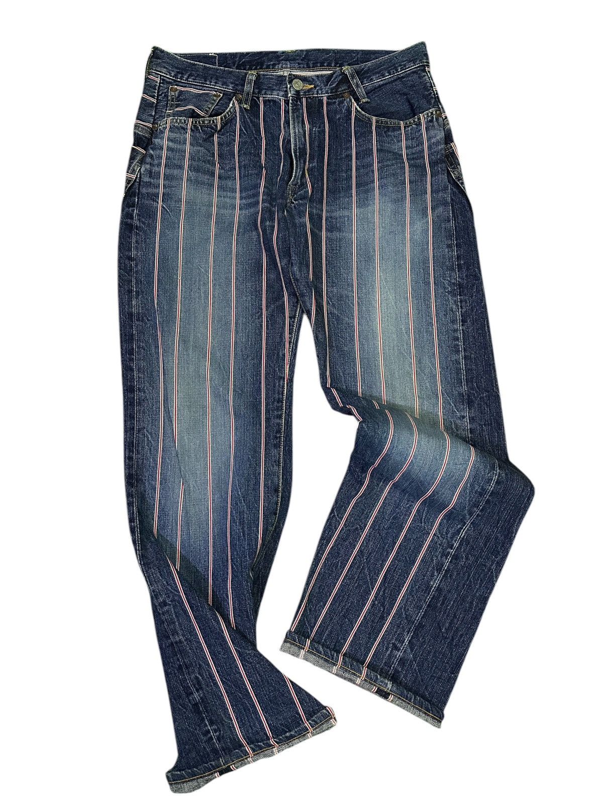 Kapital 💥 Edwin Full Selvedge 💥 Crazy Design Edwin Fully Selvedge 💥 Size US 34 / EU 50 - 3 Thumbnail