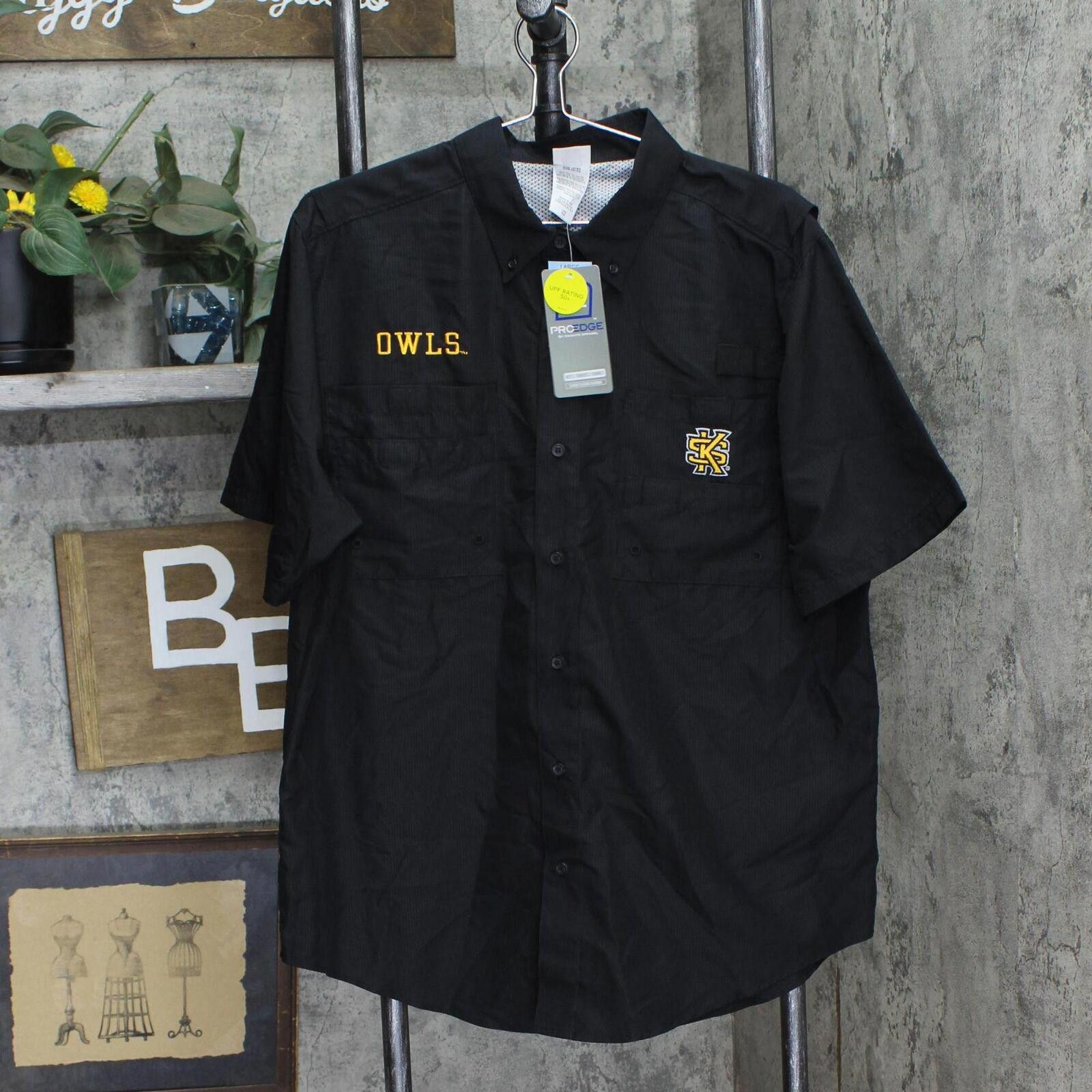 Pro Edge NWT Pro Edge Owls Up Short Sleeve Mesh Lined Shirt L Black Size US L / EU 52-54 / 3 - 1 Thumbnail