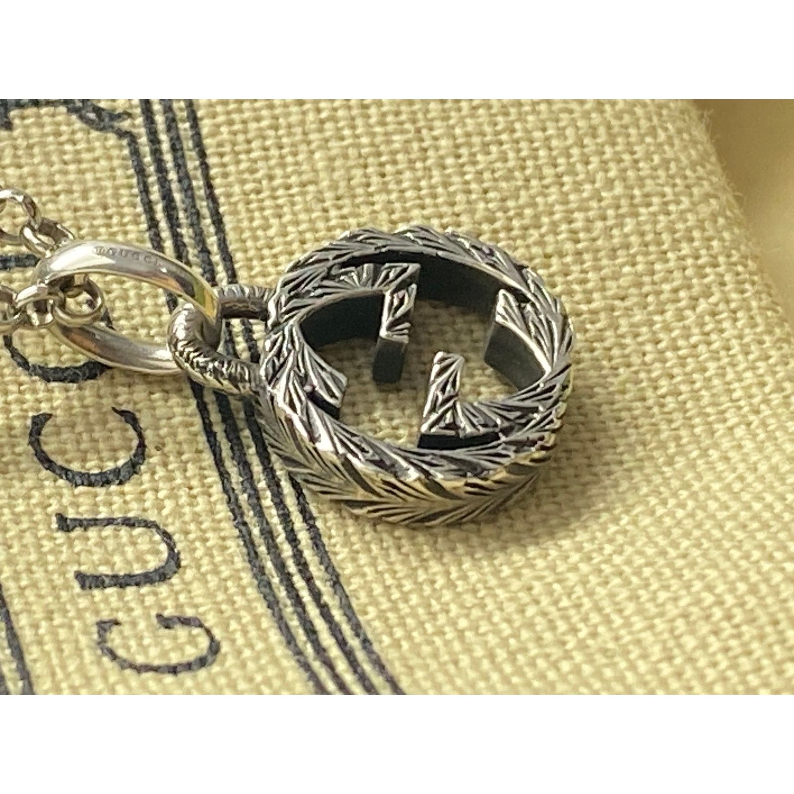 Gucci Gucci Interlocking G Logo Pendant Necklace. 20" Size ONE SIZE - 4 Thumbnail