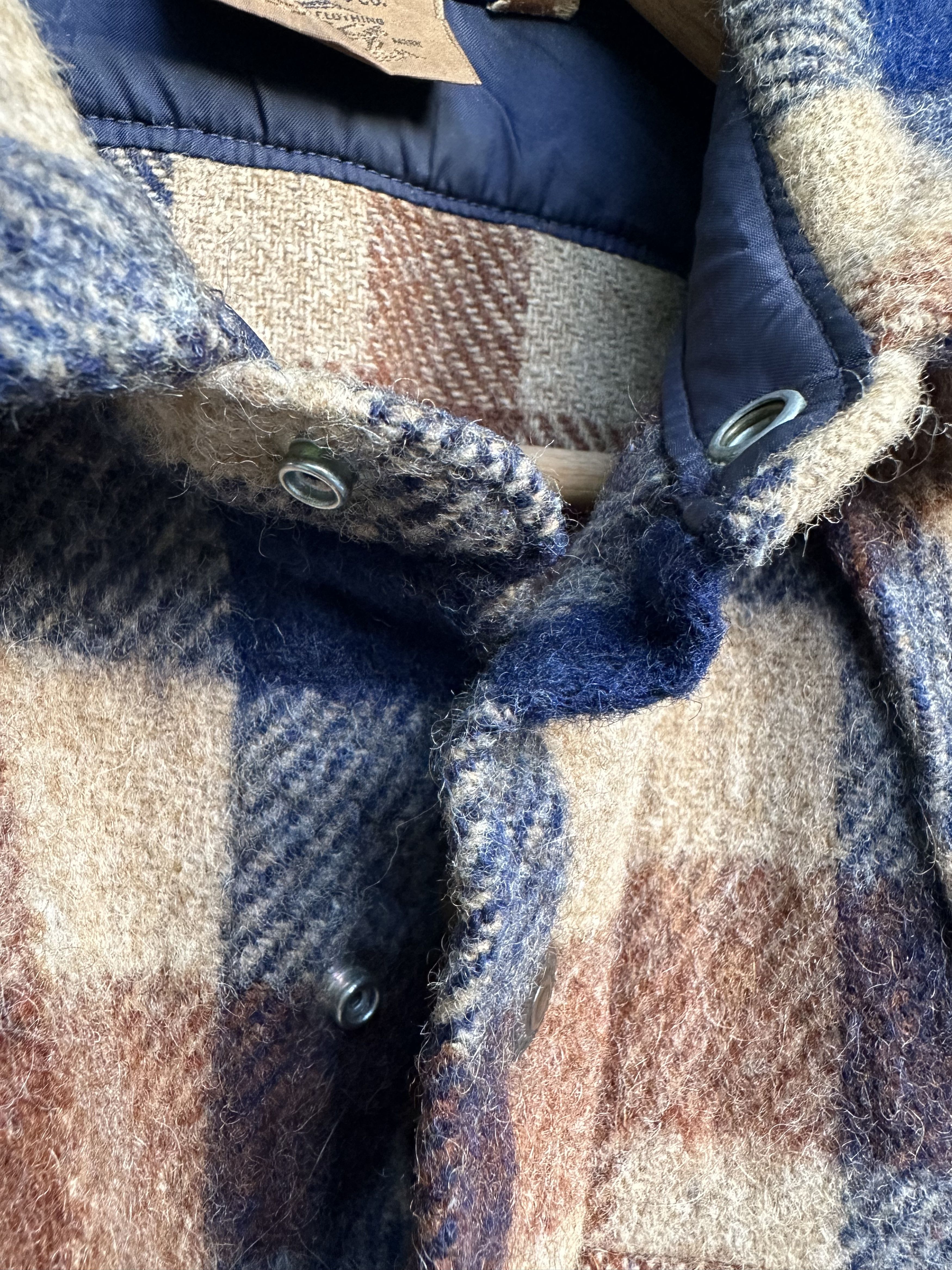 Levi's Rare Vintage 80 Levi’s Tartan Flannel Wool Nylon Snap Button Size US M / EU 48-50 / 2 - 7 Thumbnail