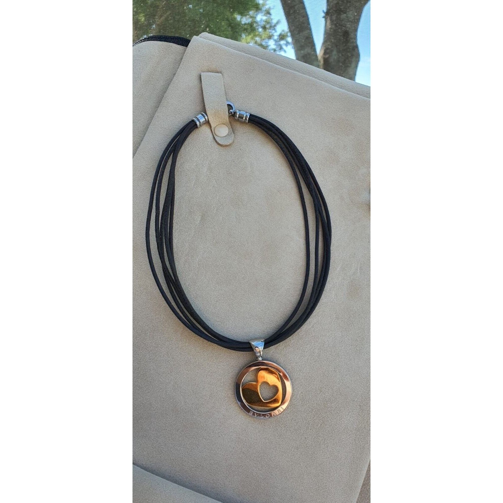 Bvlgari Bvlgari Tindo Gold Heart Pendant Necklace Stamped Hallmark I Size ONE SIZE - 1 Thumbnail