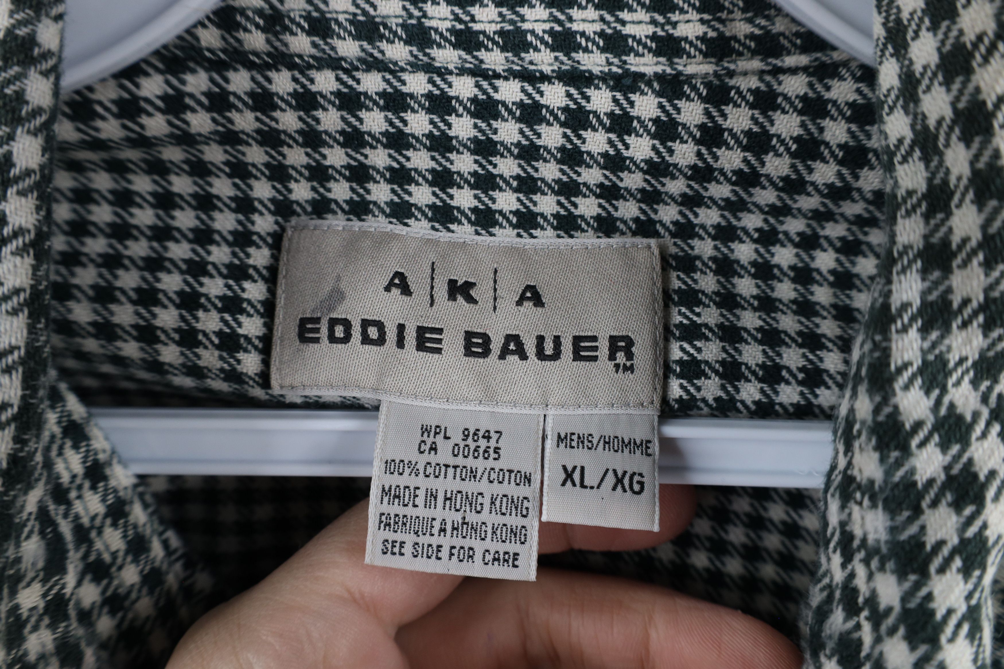 Eddie Bauer × Vintage Vintage 90s Eddie Bauer Flannel Button Down Shirt Size US XL / EU 56 / 4 - 6 Thumbnail