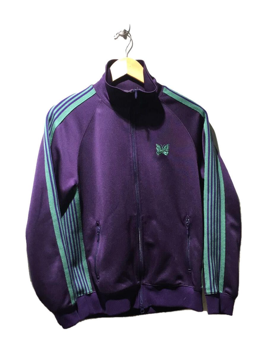 Jacket Jersey Polyester Zip Up Sleeve Line Purple