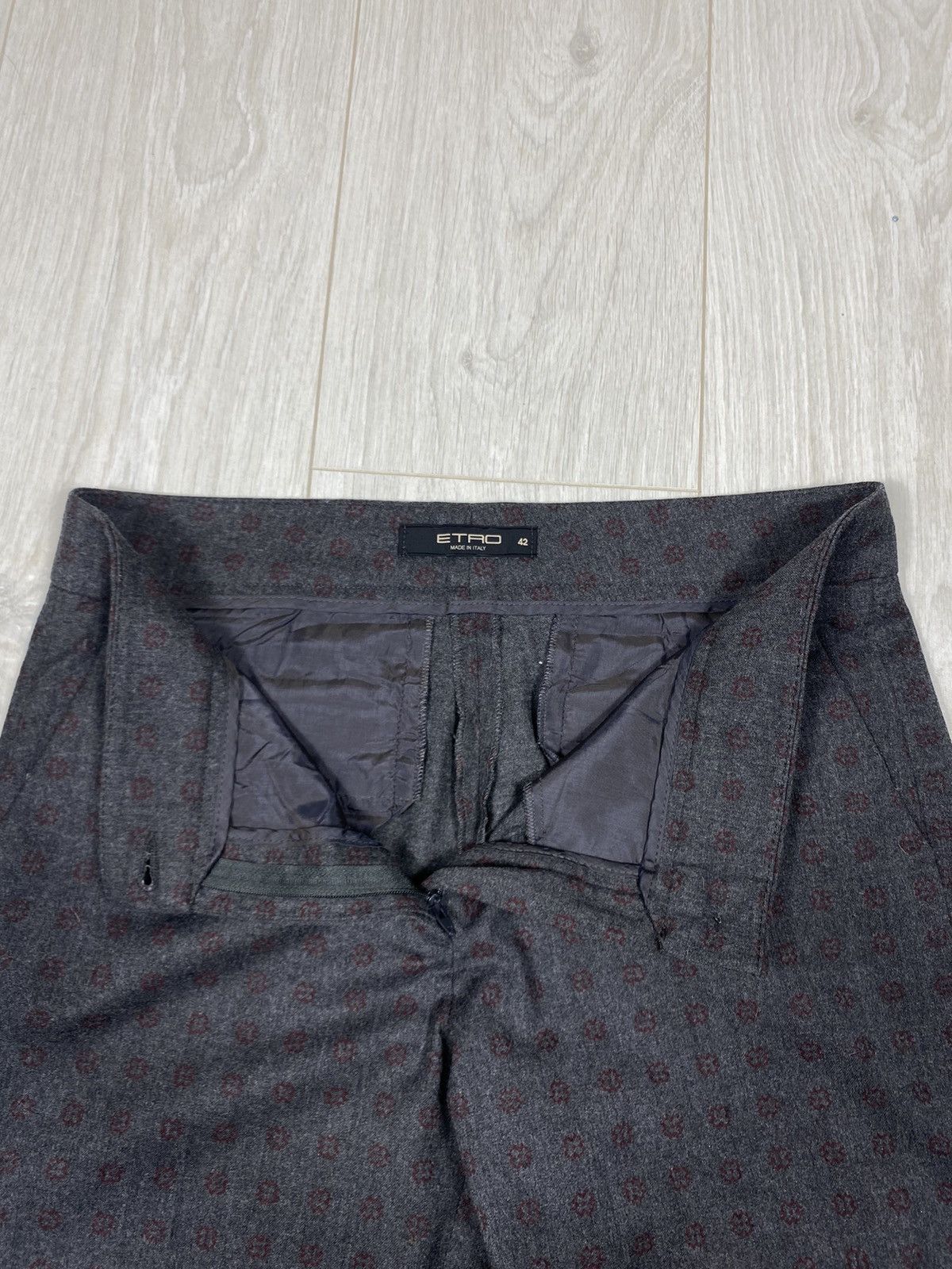 Etro Etro Pants Printed Flowers Size 27" / US 4 / IT 40 - 7 Thumbnail