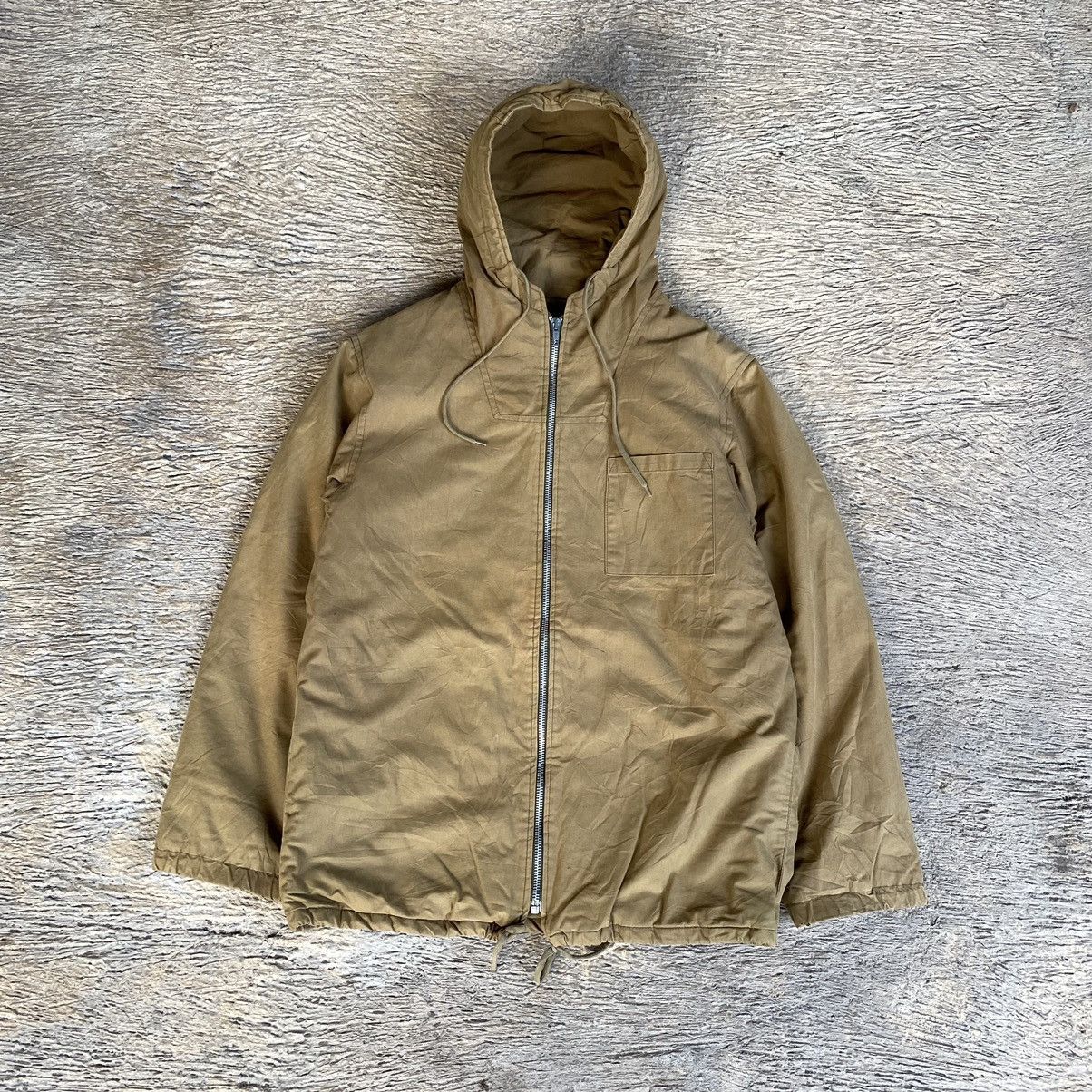 image of Archive Helmut Lang Aw99 Vintage Cotton Parka in Brown, Men's (Size Medium)