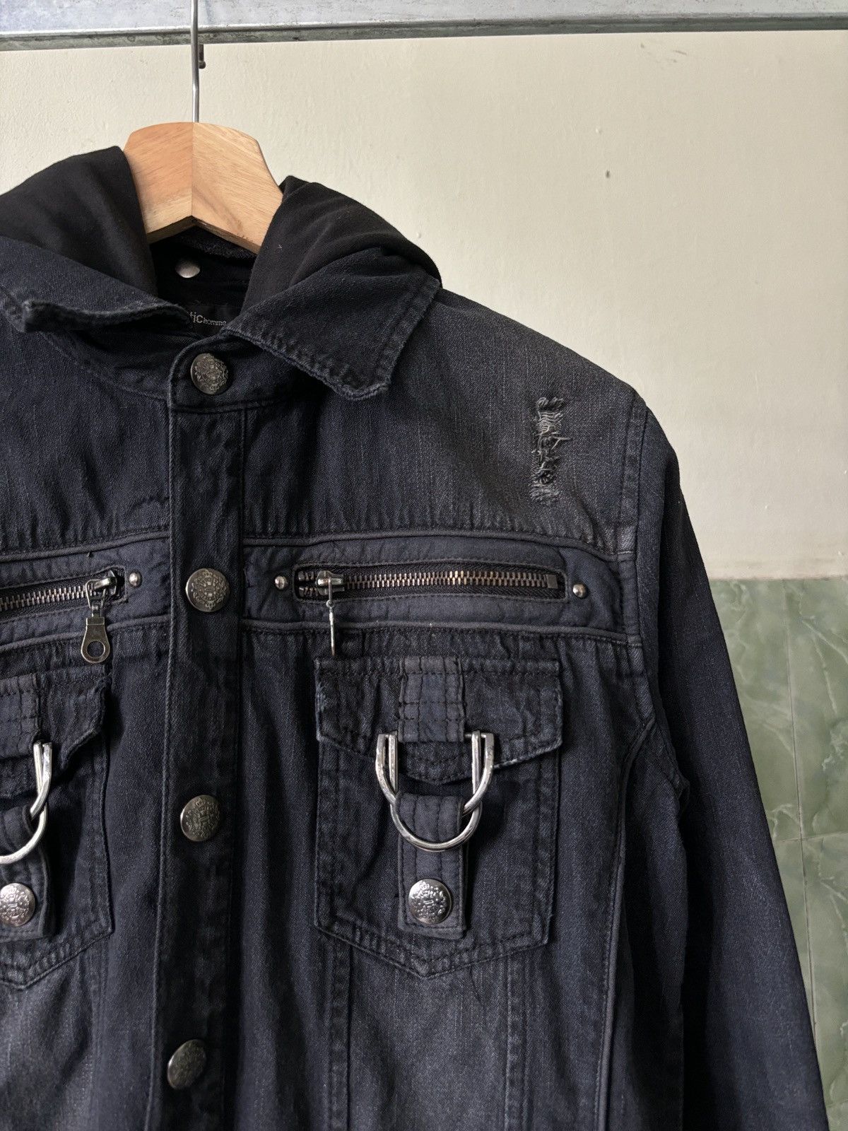 In The Attic In The Attic Homme Punk Bondage Denim Jacket Size US L / EU 52-54 / 3 - 5 Thumbnail