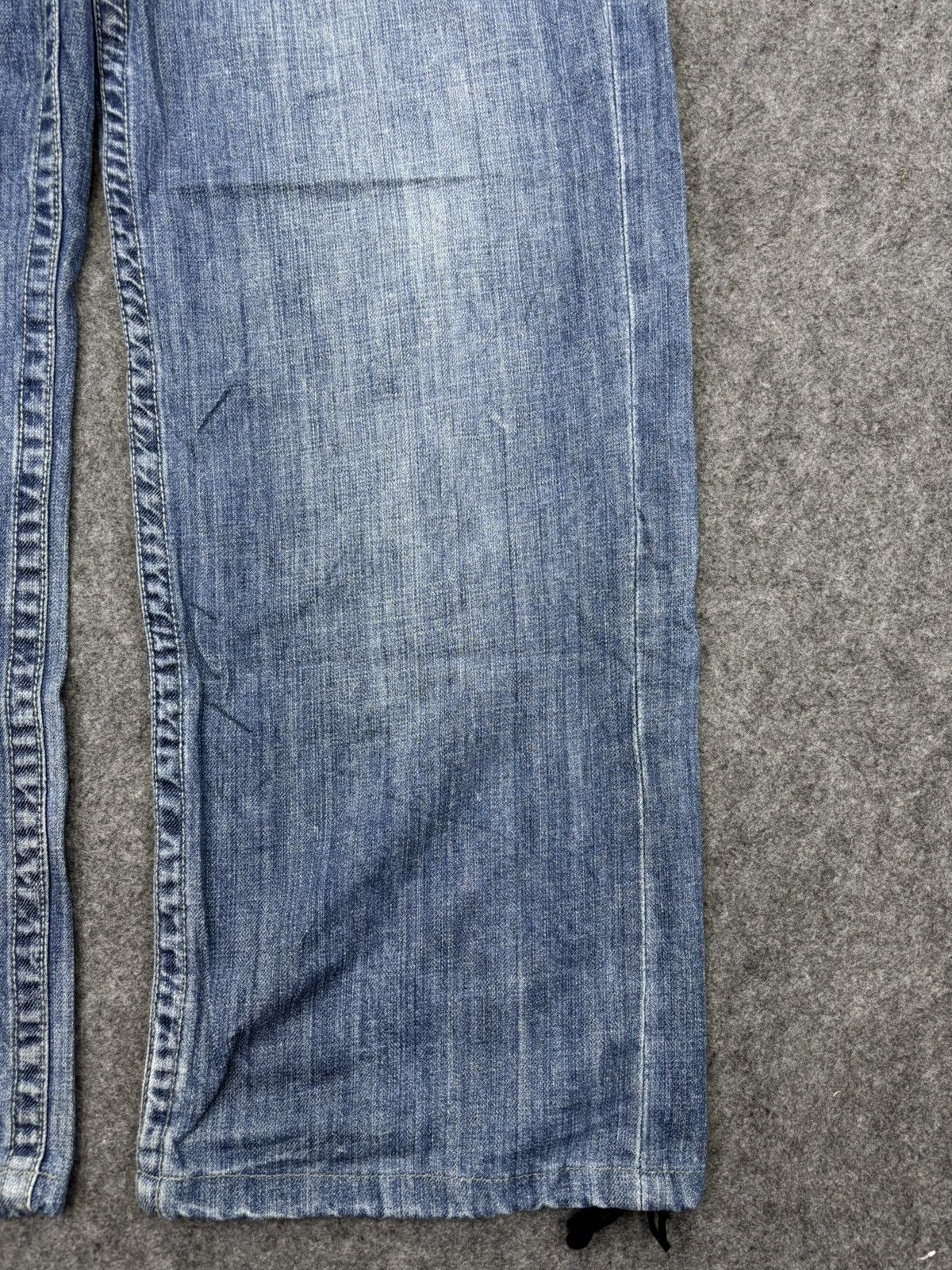 Ecko Unltd. 💥Baggy💥Ecko Spell Out Rapper Denim F834 Size US 33 - 5 Thumbnail