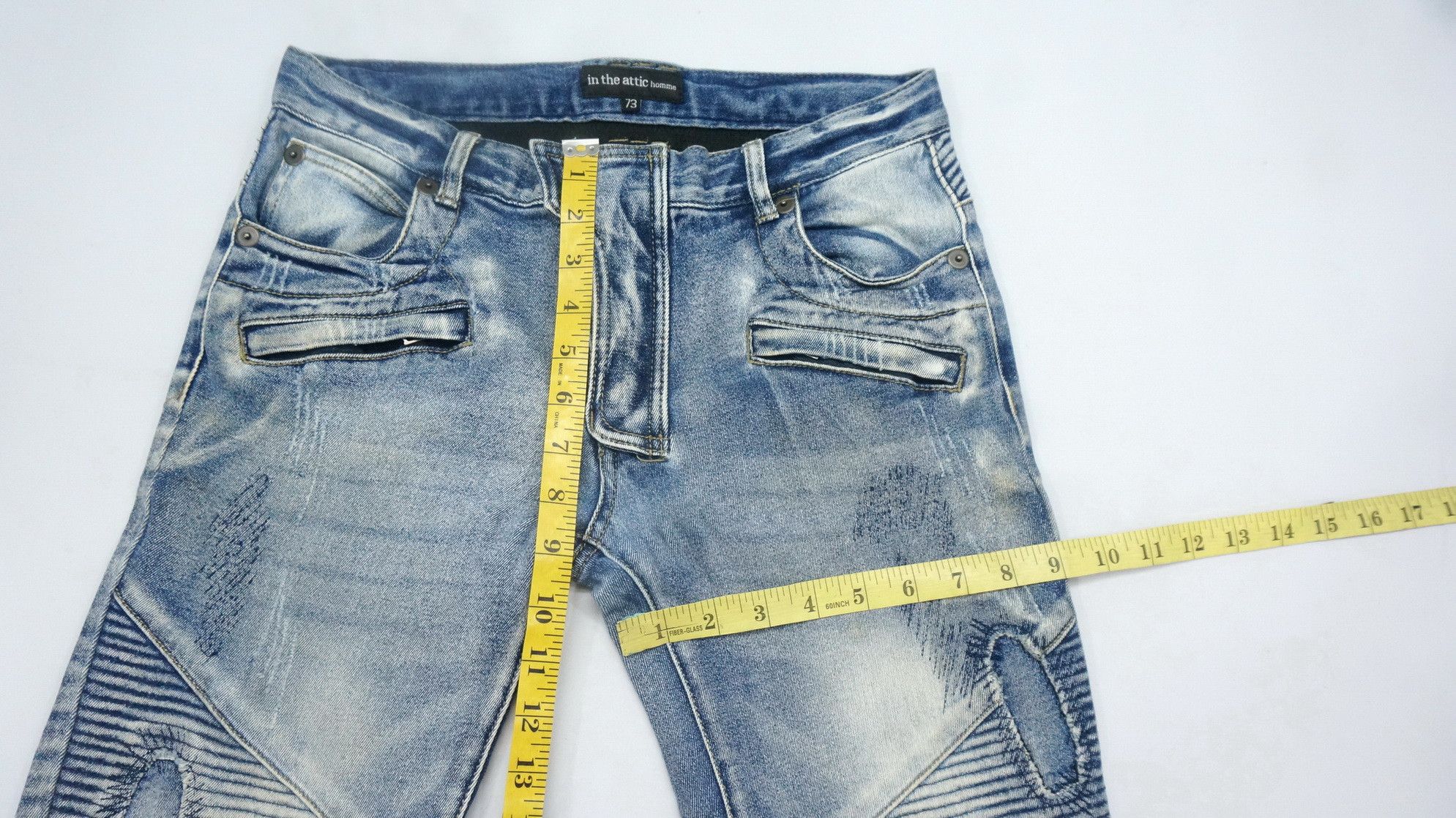 In The Attic Japan IN THE ATTIC Biker Jeans Size US 28 / EU 44 - 11 Thumbnail