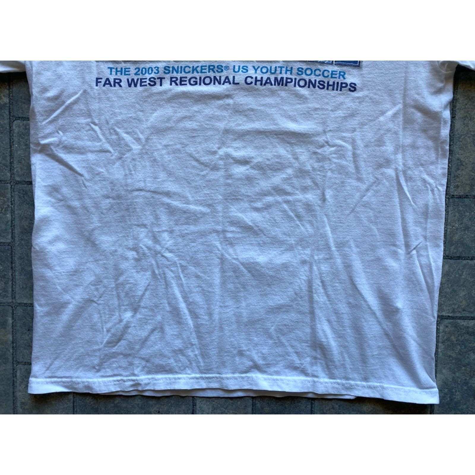 Adidas Adidas T Shirt Men S White Hawaii 2003 Snickers Soccer Championships Far West Size US S / EU 44-46 / 1 - 4 Thumbnail