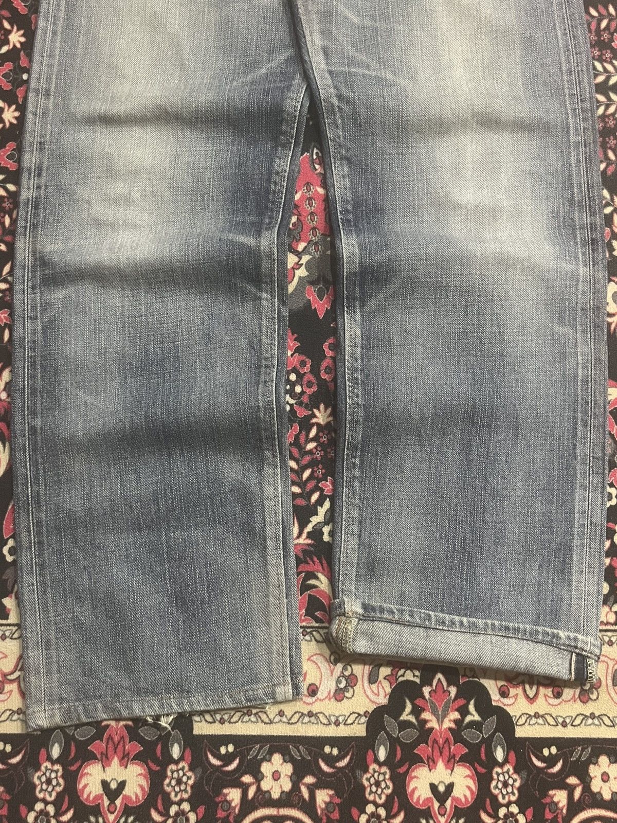Vintage Vintage Japanese Brand Edwin 505 Half Selvedge Blue Jeans Size US 32 / EU 48 - 12 Thumbnail