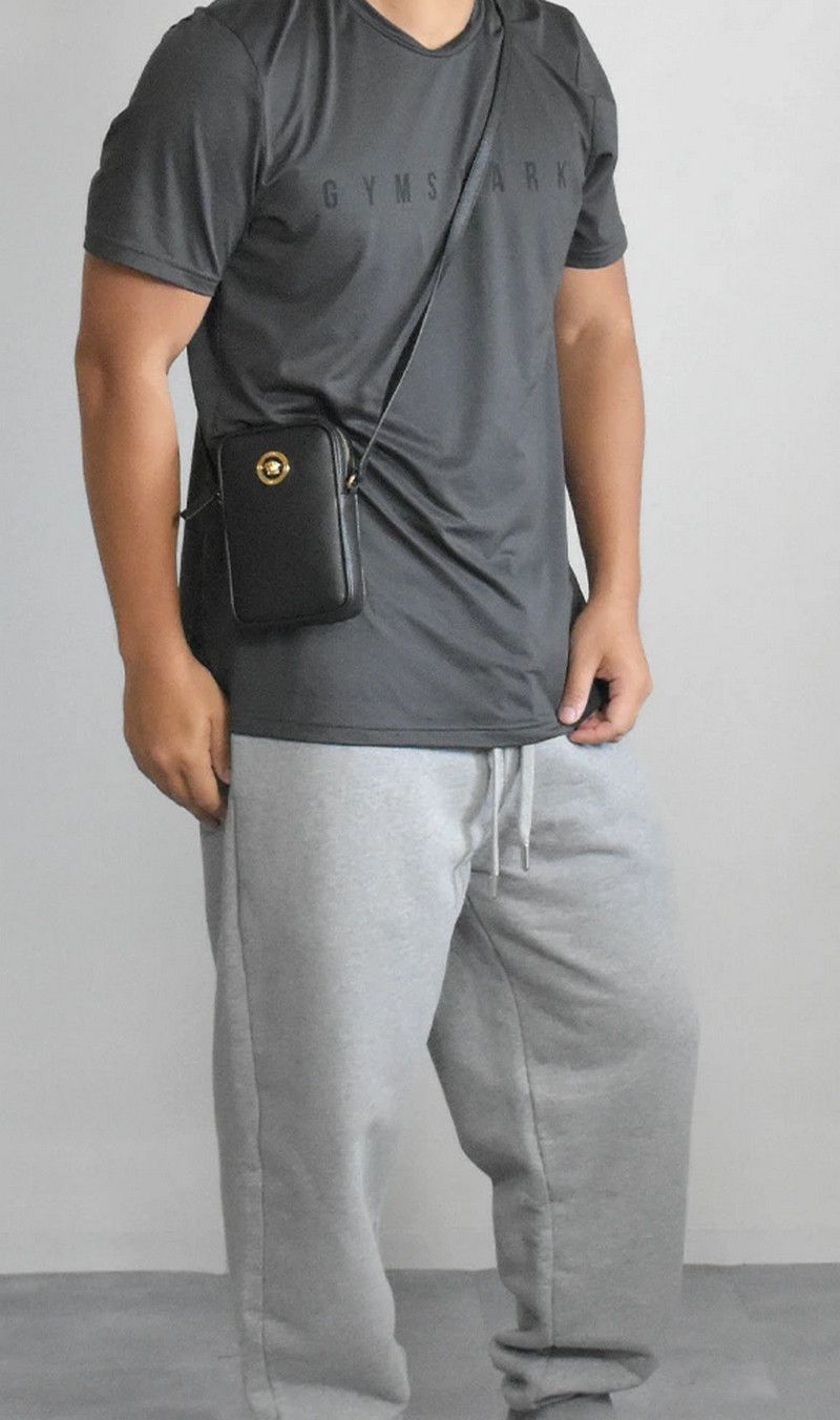 Versace VERSACE La Medusa black leather mini crossbody bag Size ONE SIZE - 2 Thumbnail