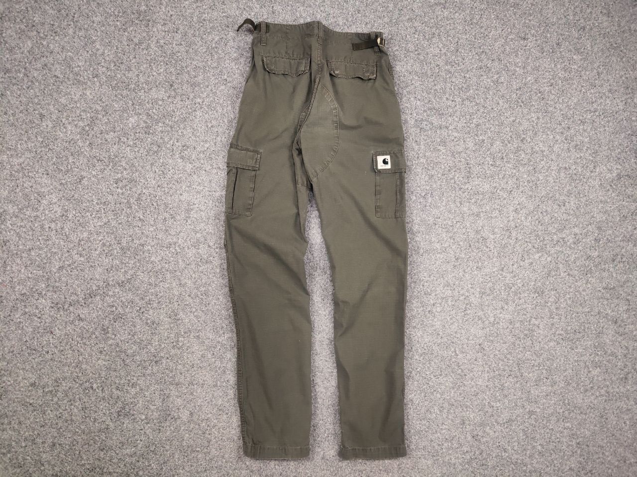 Carhartt Vintage 90's Carhartt Aventura Distressed Olive Cargo Pants Size US 28 / EU 44 - 6 Thumbnail