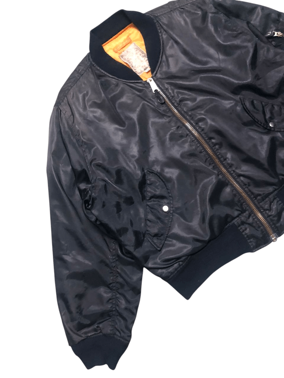 Japanese Brand Vintage Bomber Jacket MA-1 Boxy Sunfaded Faded Size US M / EU 48-50 / 2 - 5 Thumbnail