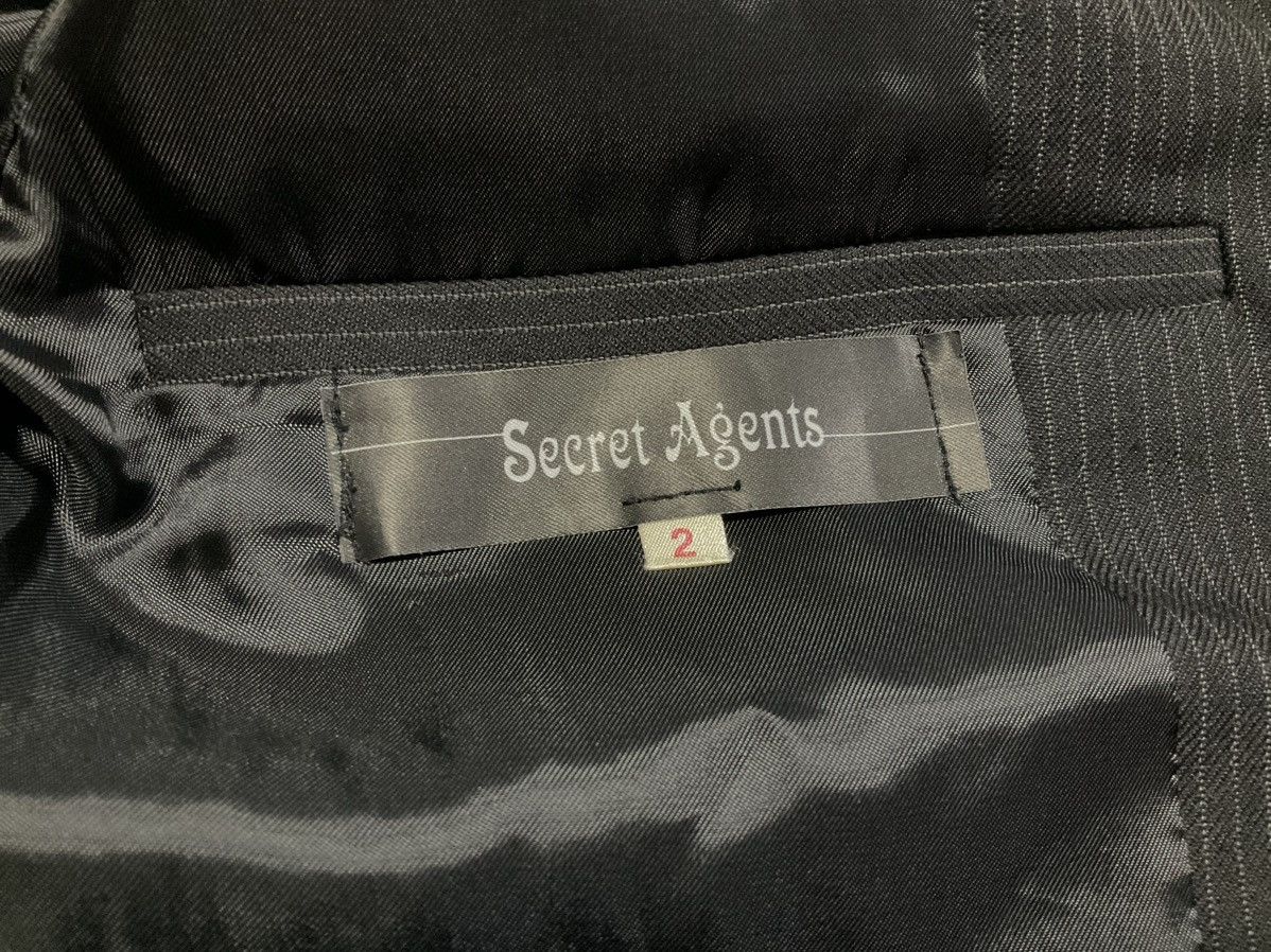 If Six Was Nine 🔥Y2K Archived Secret Agents Poem Blazer Zipper Goth Punk Size US L / EU 52-54 / 3 - 6 Thumbnail