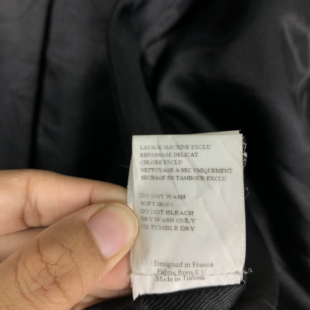 Japanese Brand 🔥VINTAGE BIKER JACKET ASYMMETRIC ZIPPER NARA ISSEY MIYAKE Size US S / EU 44-46 / 1 - 20 Thumbnail