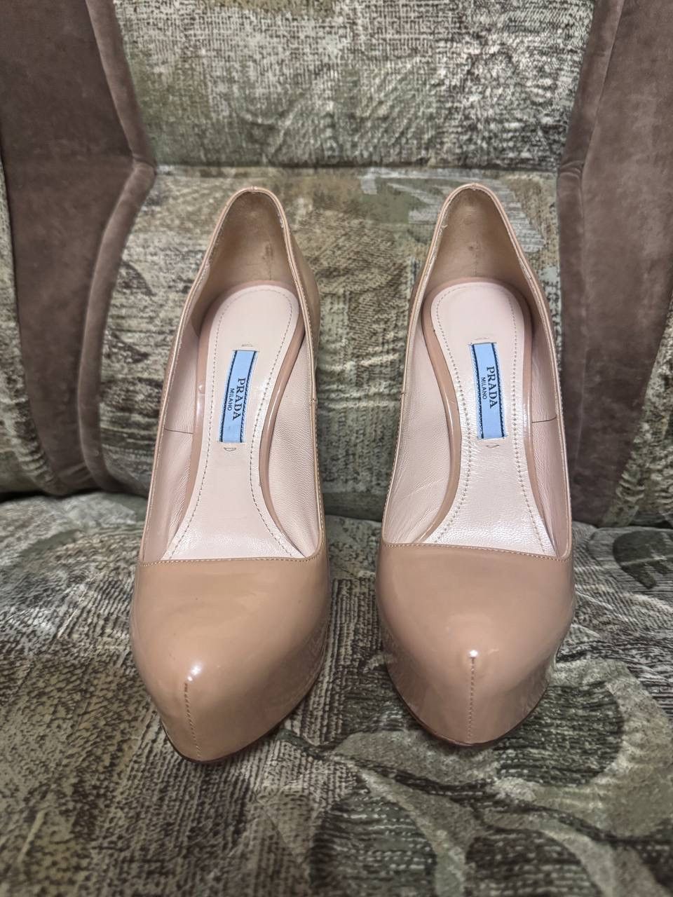 Prada Vintage Prada High Heels Beige Size US 6.5 / IT 36.5 - 2 Thumbnail