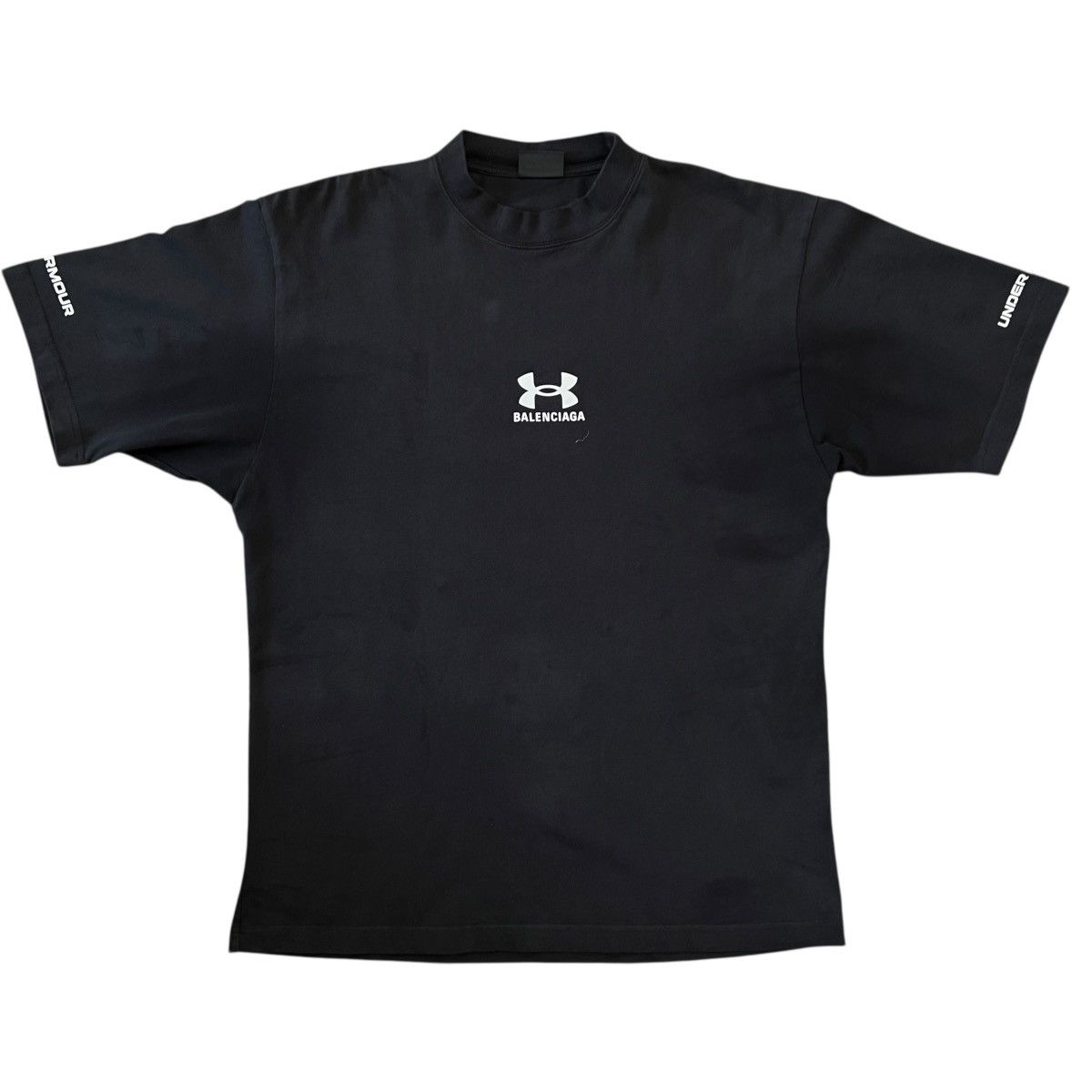 Balenciaga × Under Armour BALENCIAGA 2025SS UNDER ARMOUR Logo Print Oversized T-Shirt Size US XS / EU 42 / 0 - 1 Thumbnail