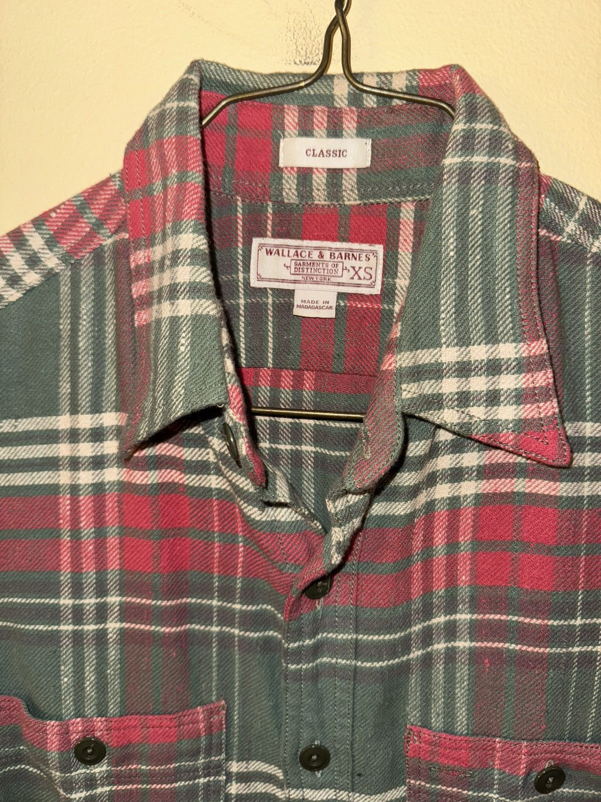 J.Crew J Crew Men’s Wallace & Barnes Flannel, X-Small Size US XS / EU 42 / 0 - 2 Thumbnail