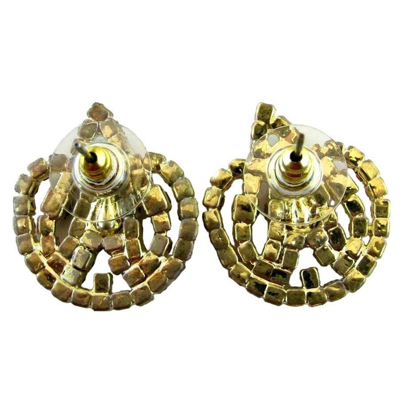Other Halloween Earrings Jack-O-Lantern Pumpkin Orange Black Green Size ONE SIZE - 2 Thumbnail