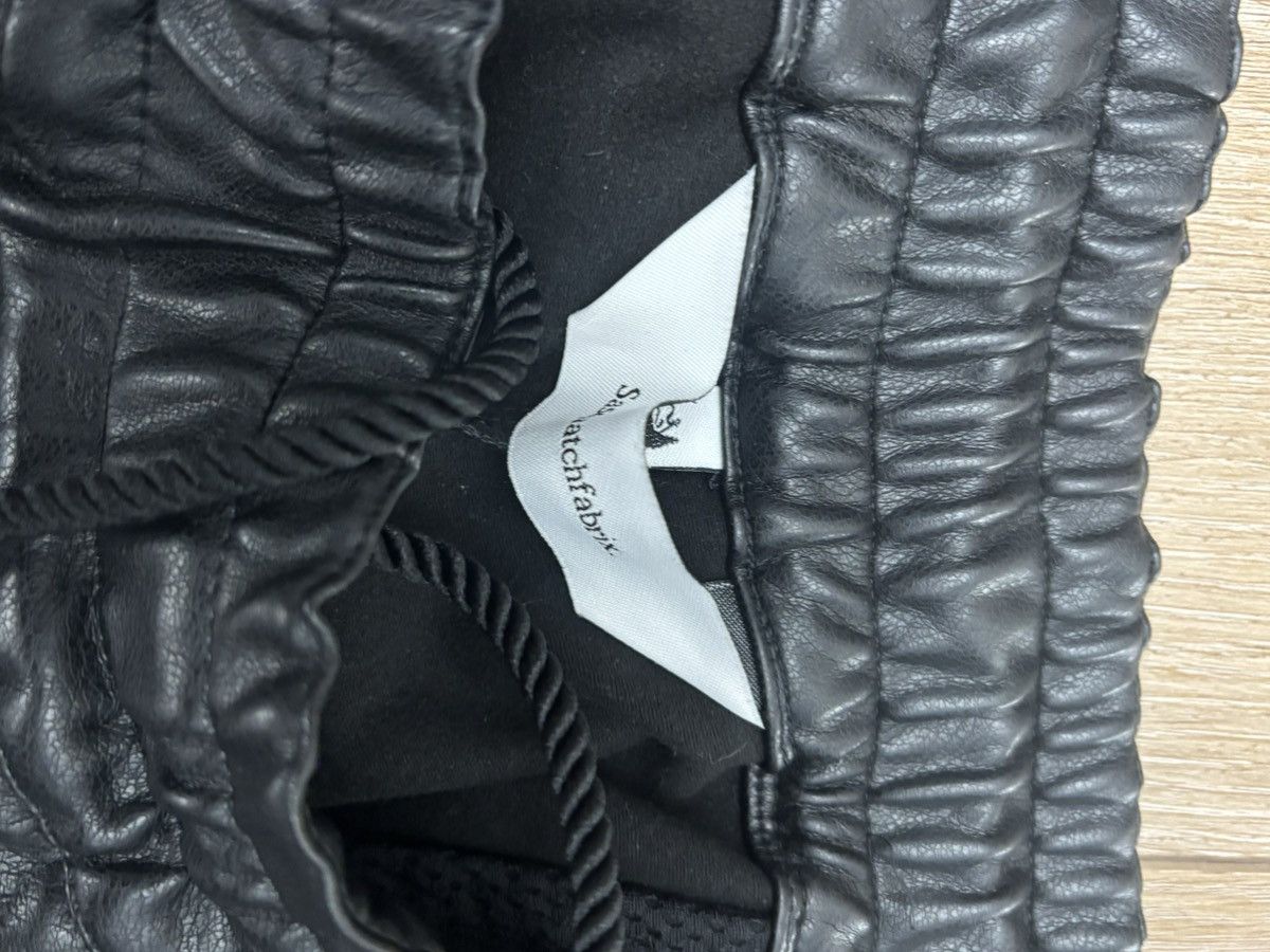 Sasquatchfabrix Sasquatchfabrix leather track pants Size US 34 / EU 50 - 4 Thumbnail