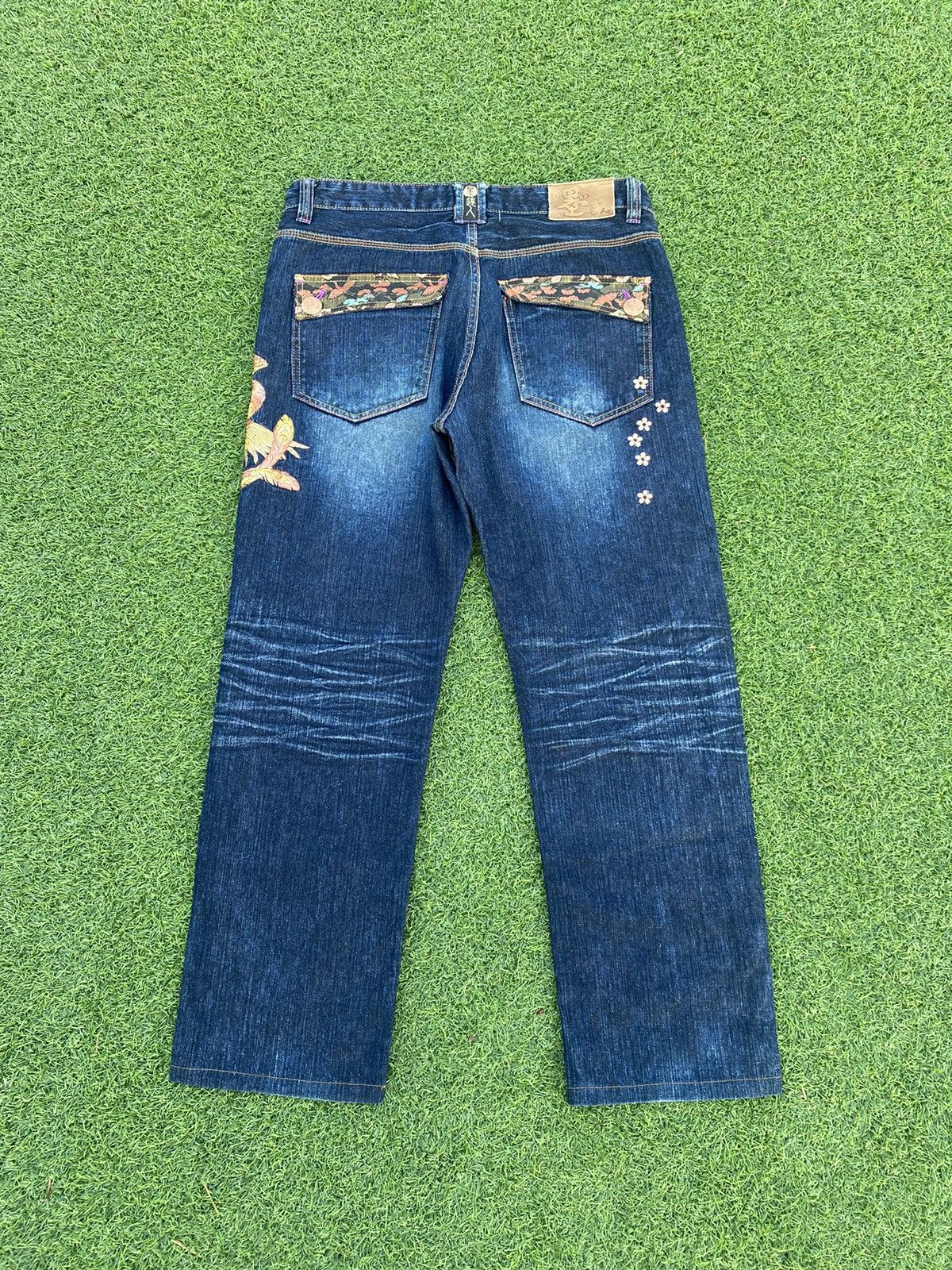 Japanese Brand VINTAGE BIG TRAIN EMBROIDERY PHOENIX LOGO Size US 35 - 8 Thumbnail