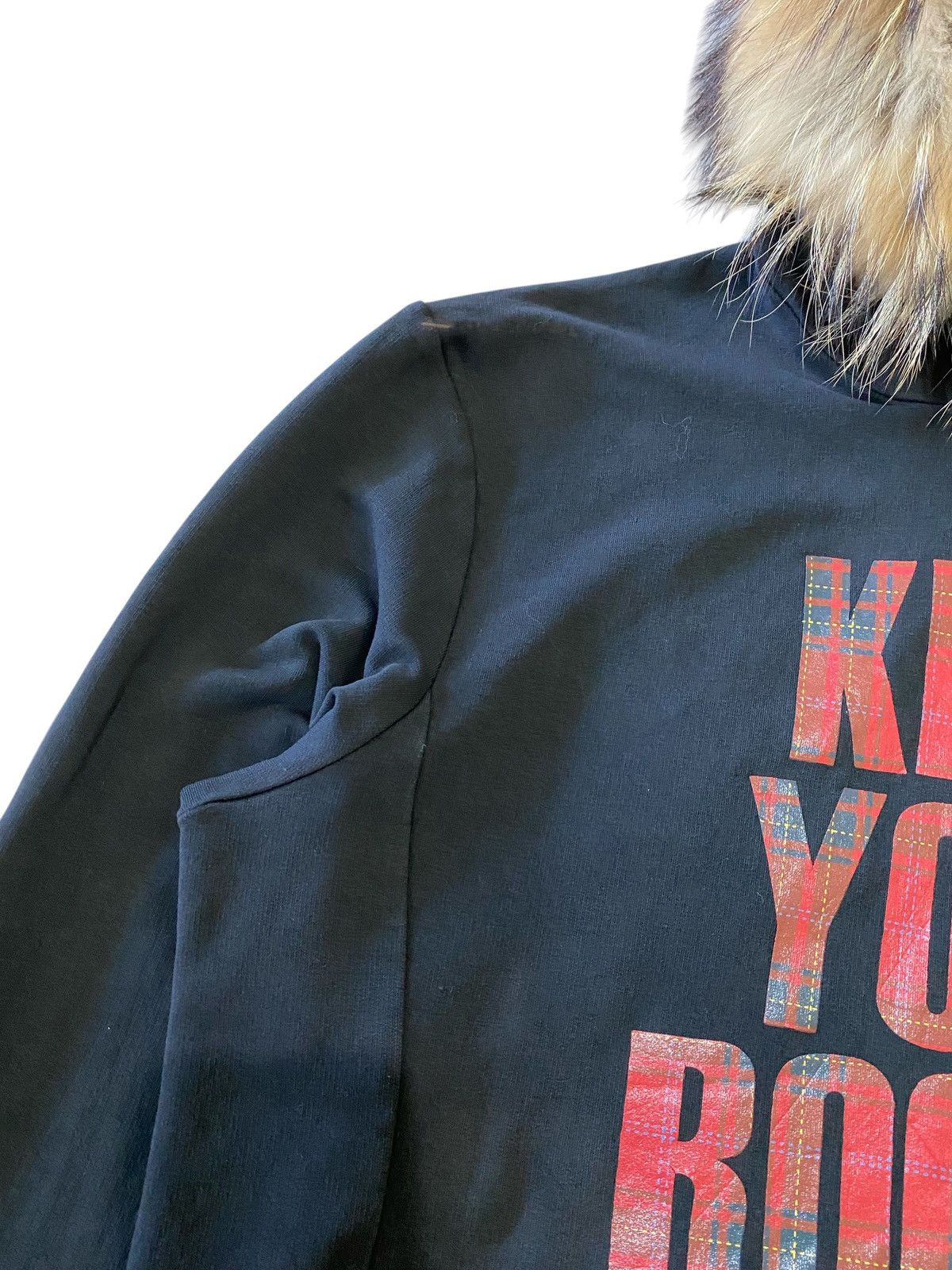 Japanese Brand Fur Z-Plus Sport Active Rock Punk Plaid Studed Hoodie Size US L / EU 52-54 / 3 - 3 Thumbnail