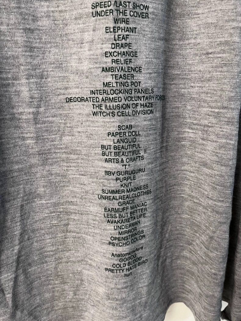 Undercover Undercover 16ss but beautiful Jersey tulle sweater 2505-Nex Size US L / EU 52-54 / 3 - 5 Thumbnail