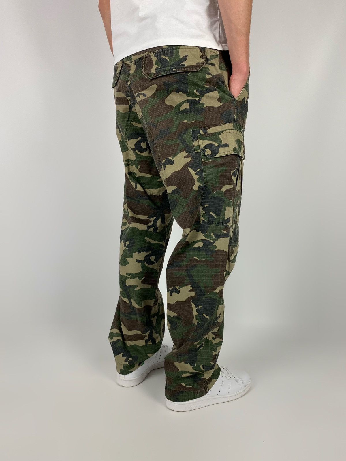 Dickies Dickies Woodland Camo Ripstop Baggy Cargo Pants Size US 32 / EU 48 - 1 Thumbnail