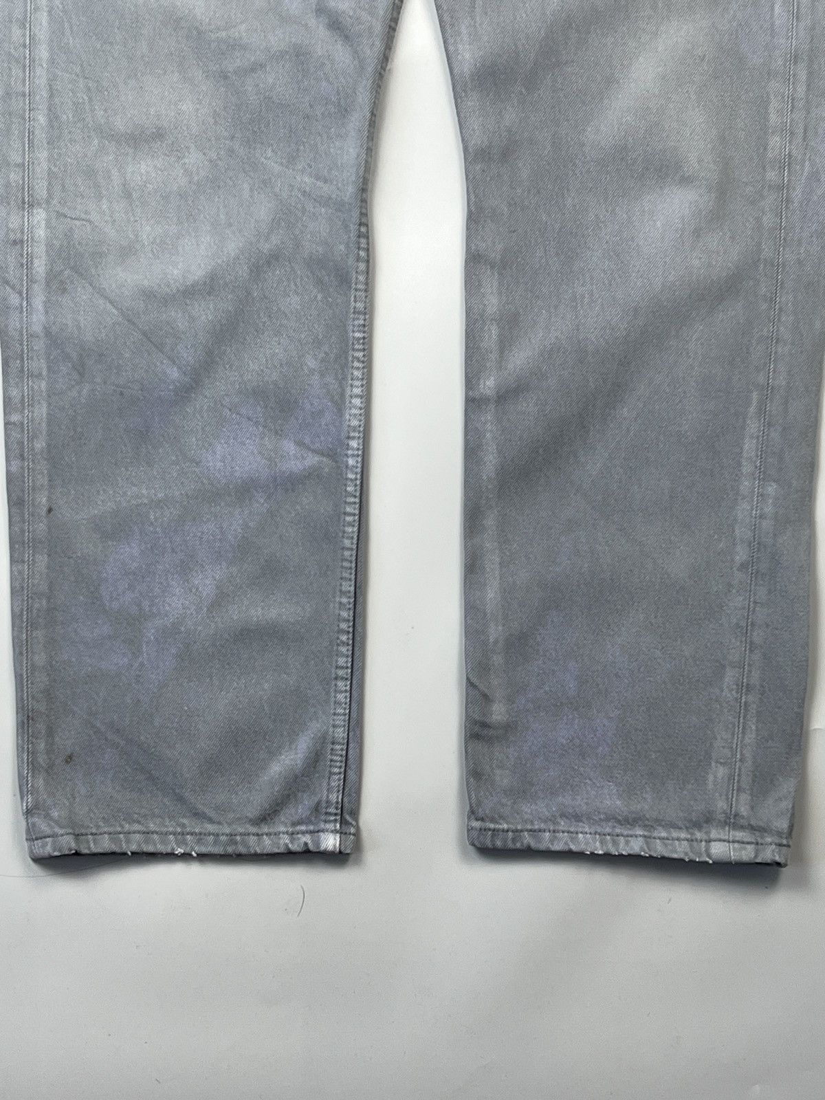 Levi's × Levi's Vintage Clothing × Vintage Levi’s 501 Gray Vintage Denim Jeans Pants (Y0567) Size US 34 / EU 50 - 2 Thumbnail