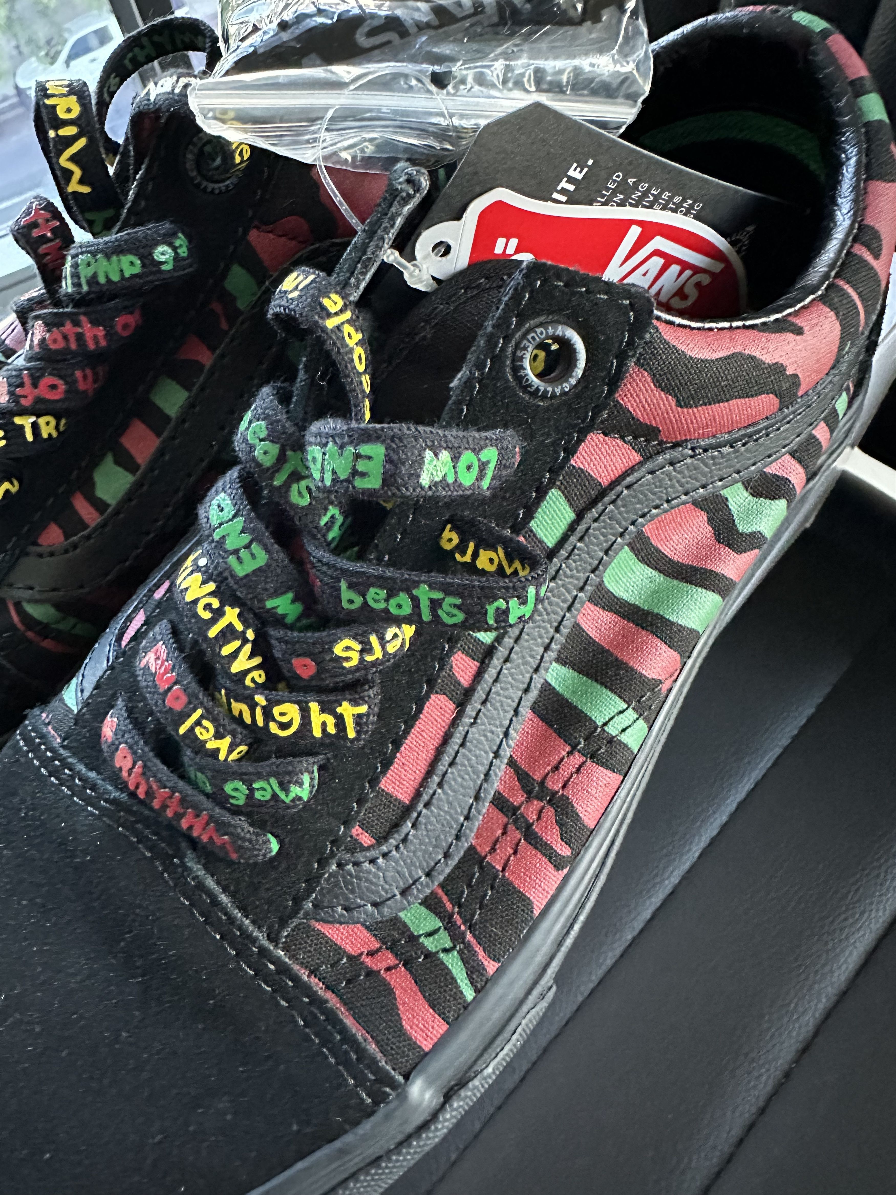 Vans VANS X A TRIBE CALLED QUEST BLACK DS Size US 5.5 / EU 38 - 2 Thumbnail
