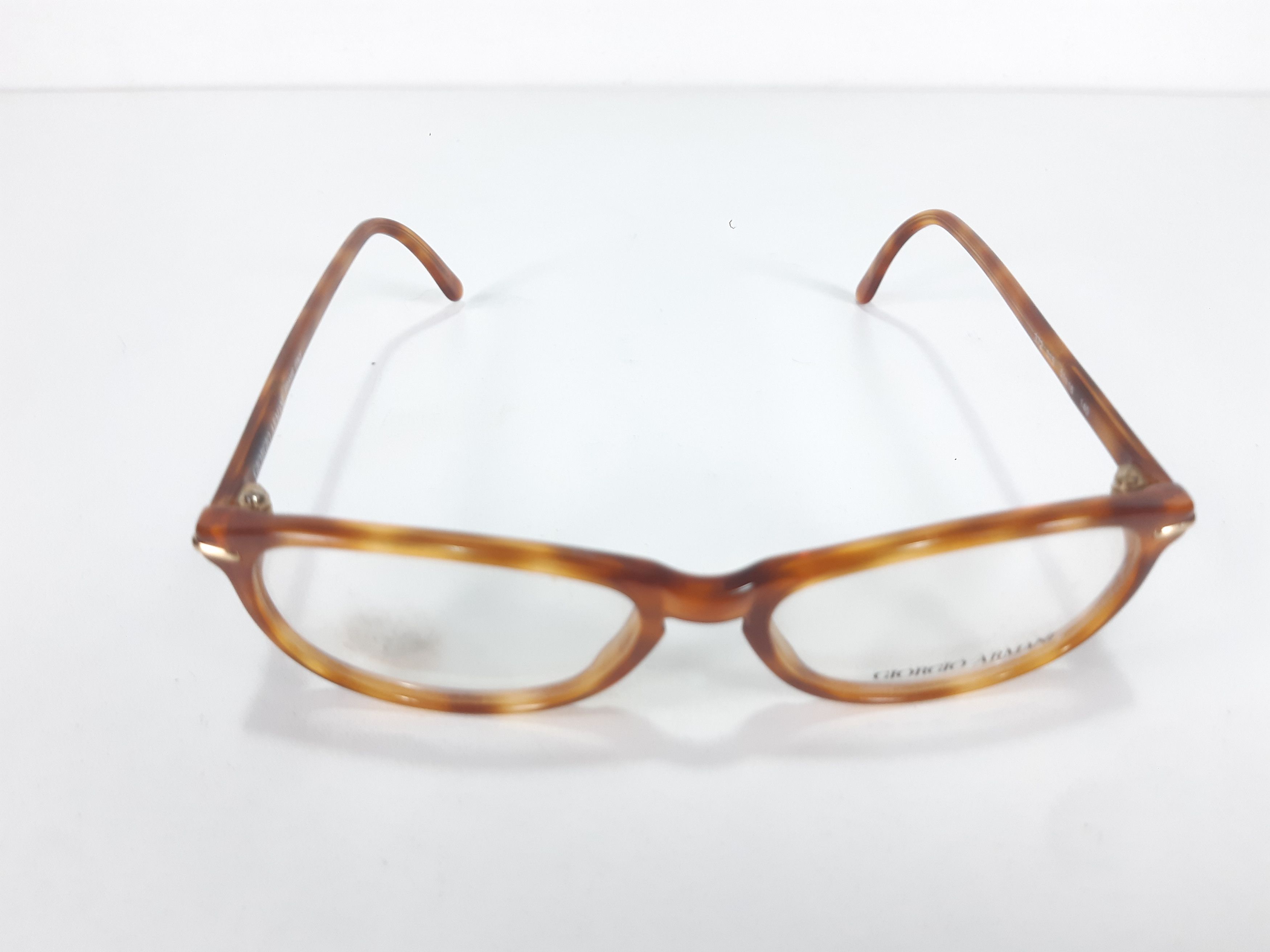 Giorgio Armani GIORGIO ARMANI 372 Italy Tortoise Glasses Frame NEW Size ONE SIZE - 3 Thumbnail