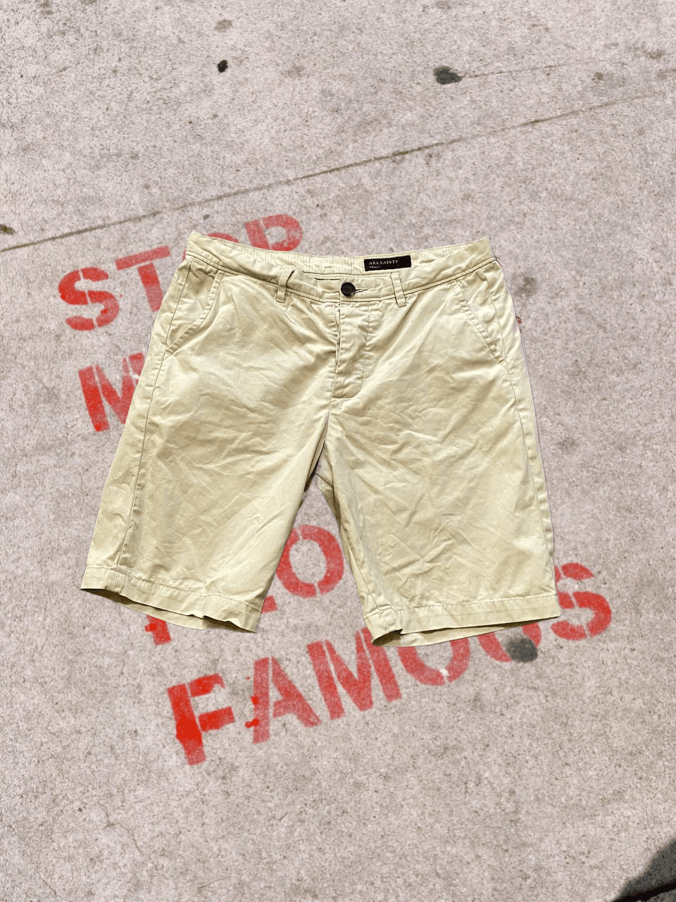 Allsaints ALLSAINTS Men’s Cotton Shorts Casual Fit Size US 30 / EU 46 - 1 Thumbnail
