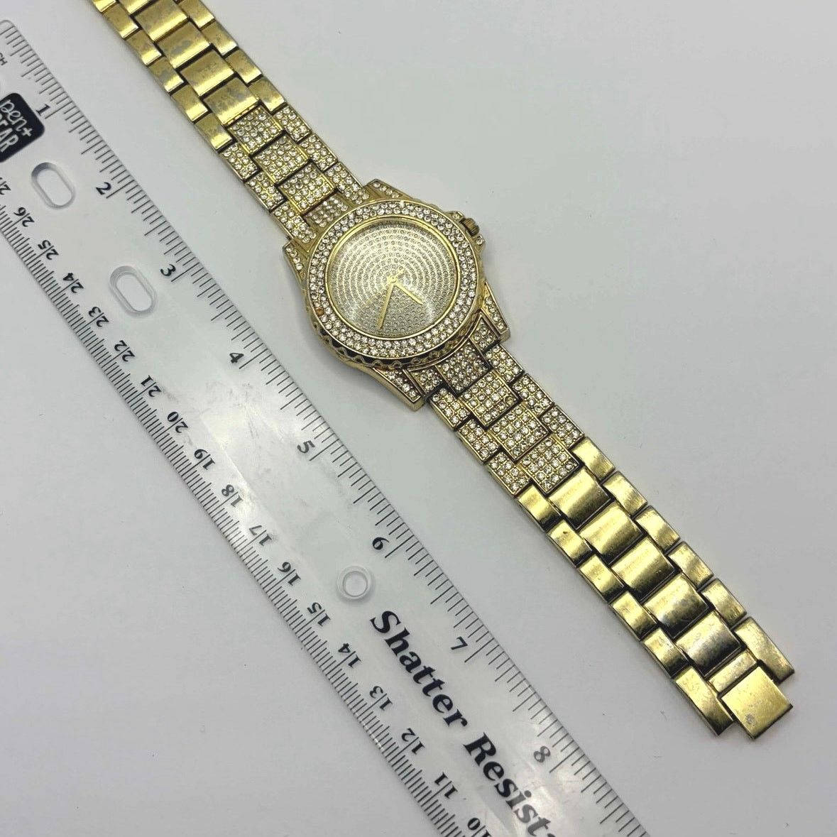 Other Gold Bling Men’s Watch Size ONE SIZE - 4 Thumbnail