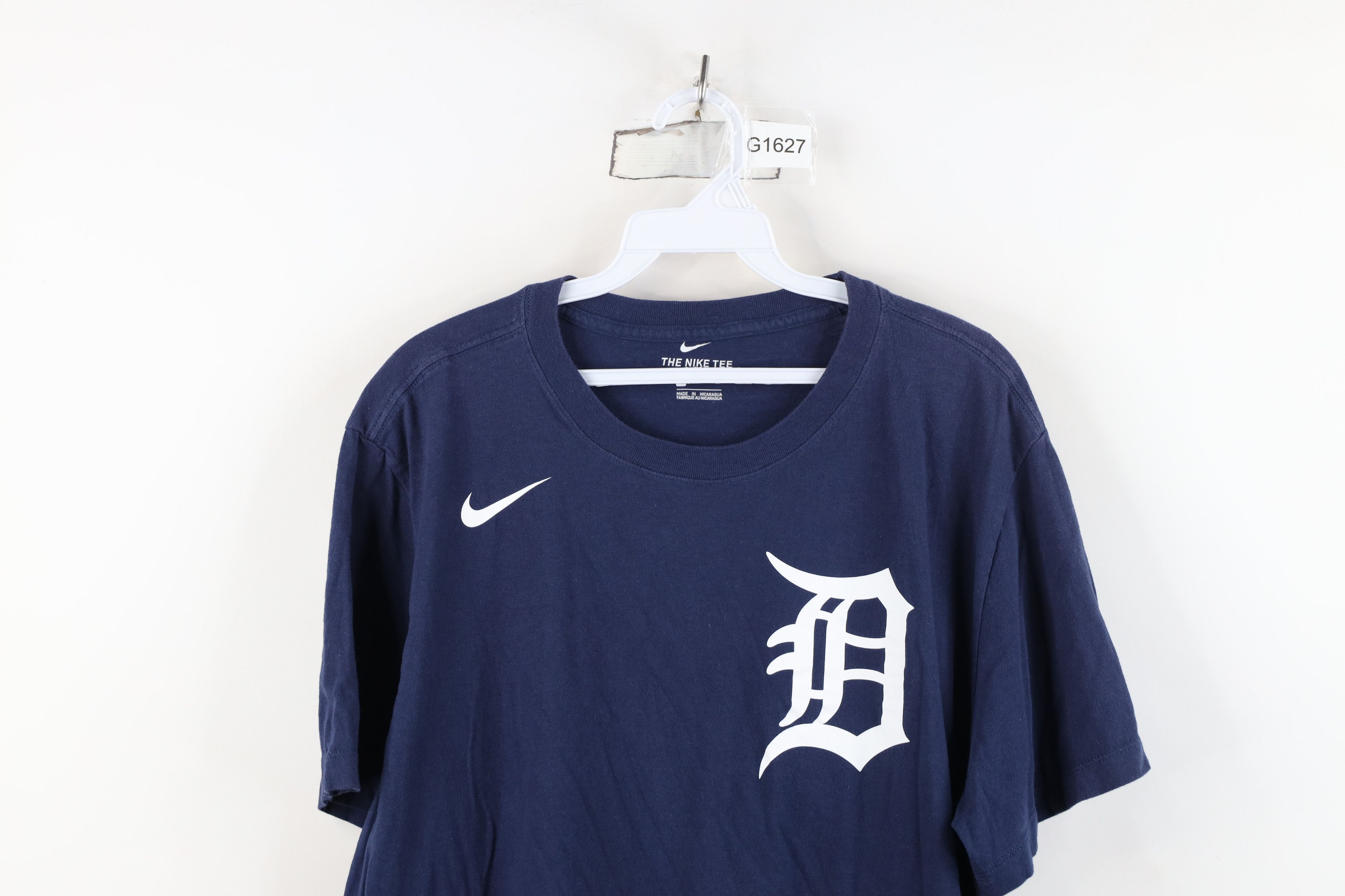 Nike Nike English D Detroit Tigers Baseball Short Sleeve T-Shirt Size US XL / EU 56 / 4 - 2 Thumbnail