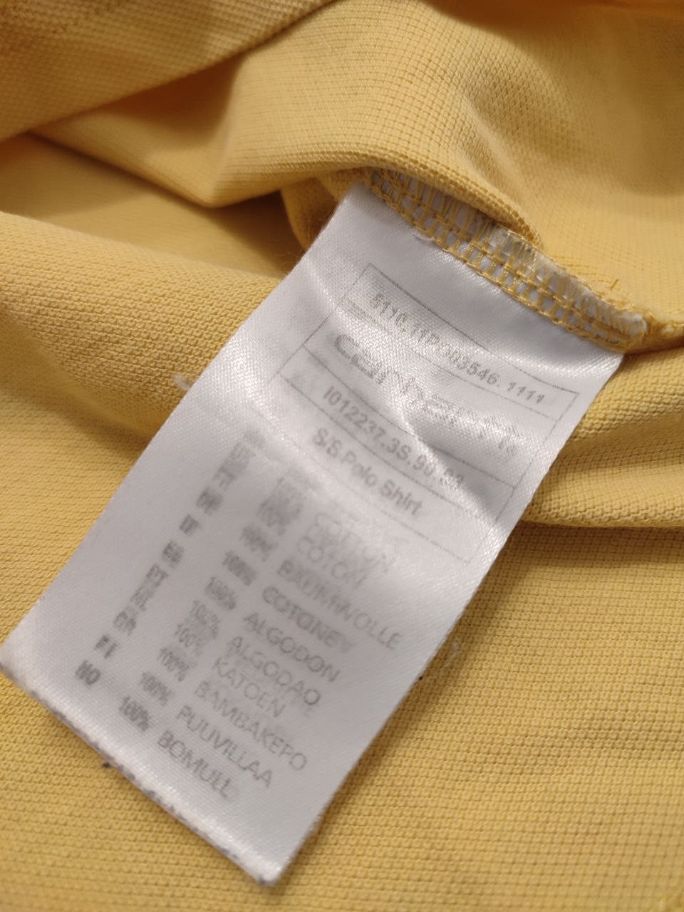 Carhartt Polo shirt Carhartt Yellow size M Size US M / EU 48-50 / 2 - 11 Thumbnail