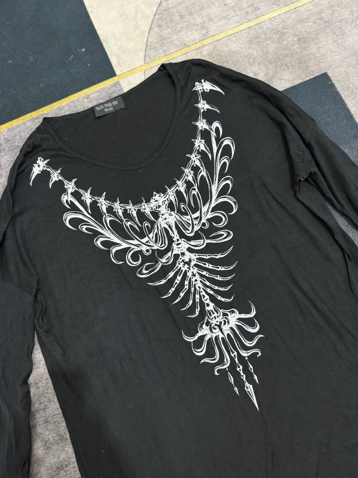 Hysteric Glamour BLACK PEACE NOW FOR MAN IFSIXWASNINE STYLE LONG SLEEVE Size US XL / EU 56 / 4 - 2 Thumbnail