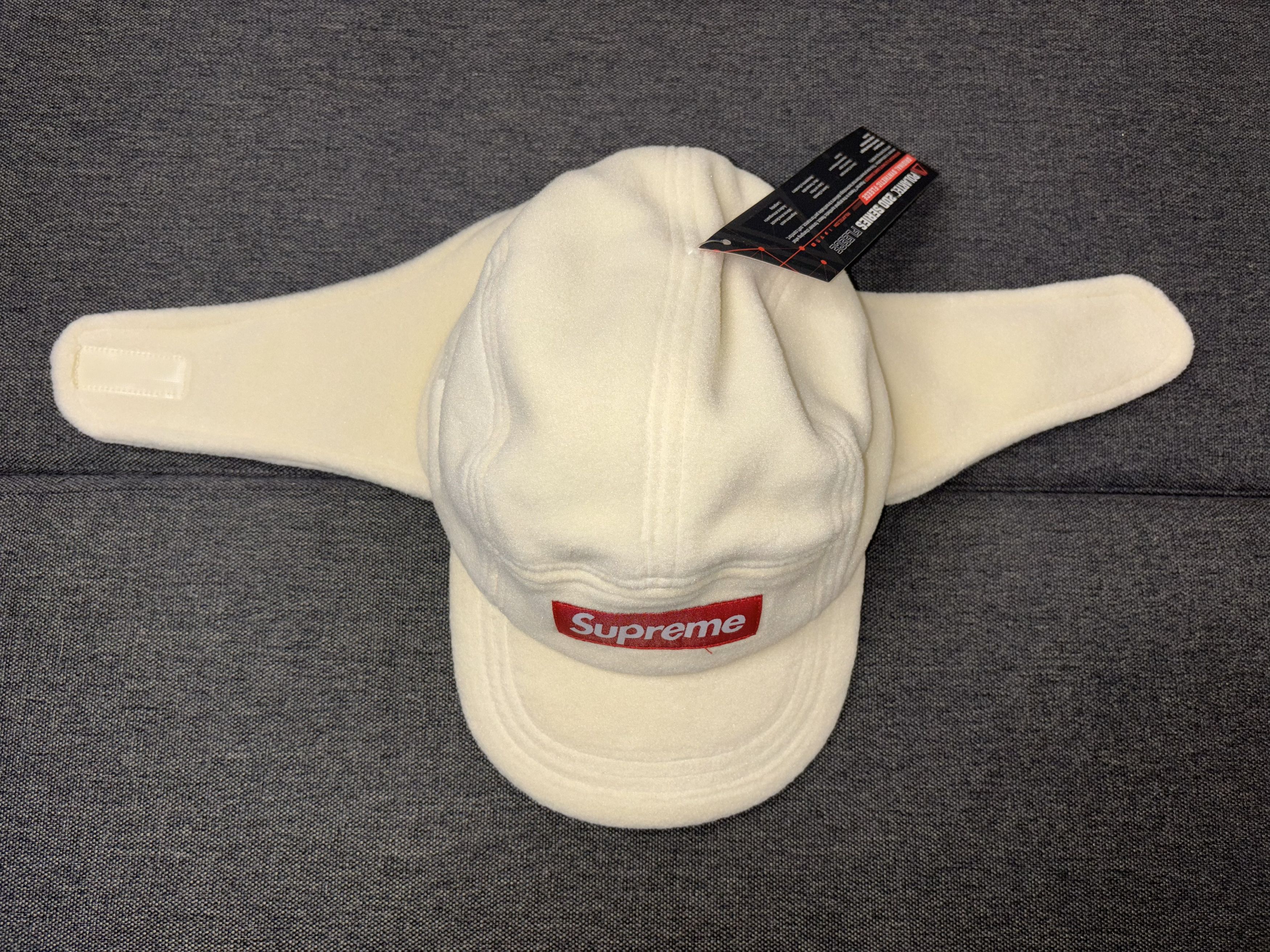 Supreme SUPREME Polartech Earflap Camp Cap Natural/White FW21 FW21H5 Size ONE SIZE - 10 Thumbnail
