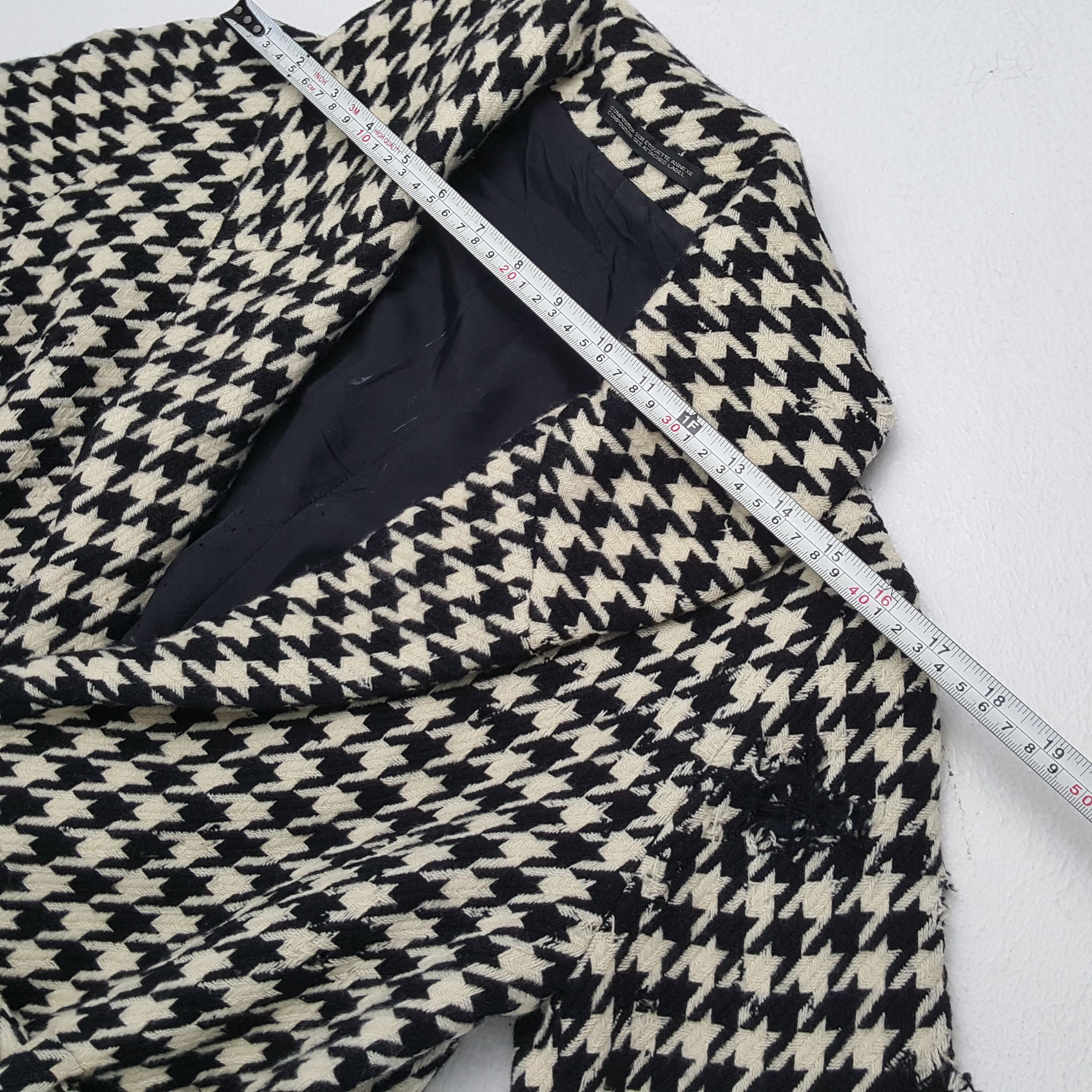 Japanese Brand × Vintage × Yohji Yamamoto Vintage YOHJI YAMAMOTO Japanese Designer Distressed Blazer Size S / US 4 / IT 40 - 4 Thumbnail