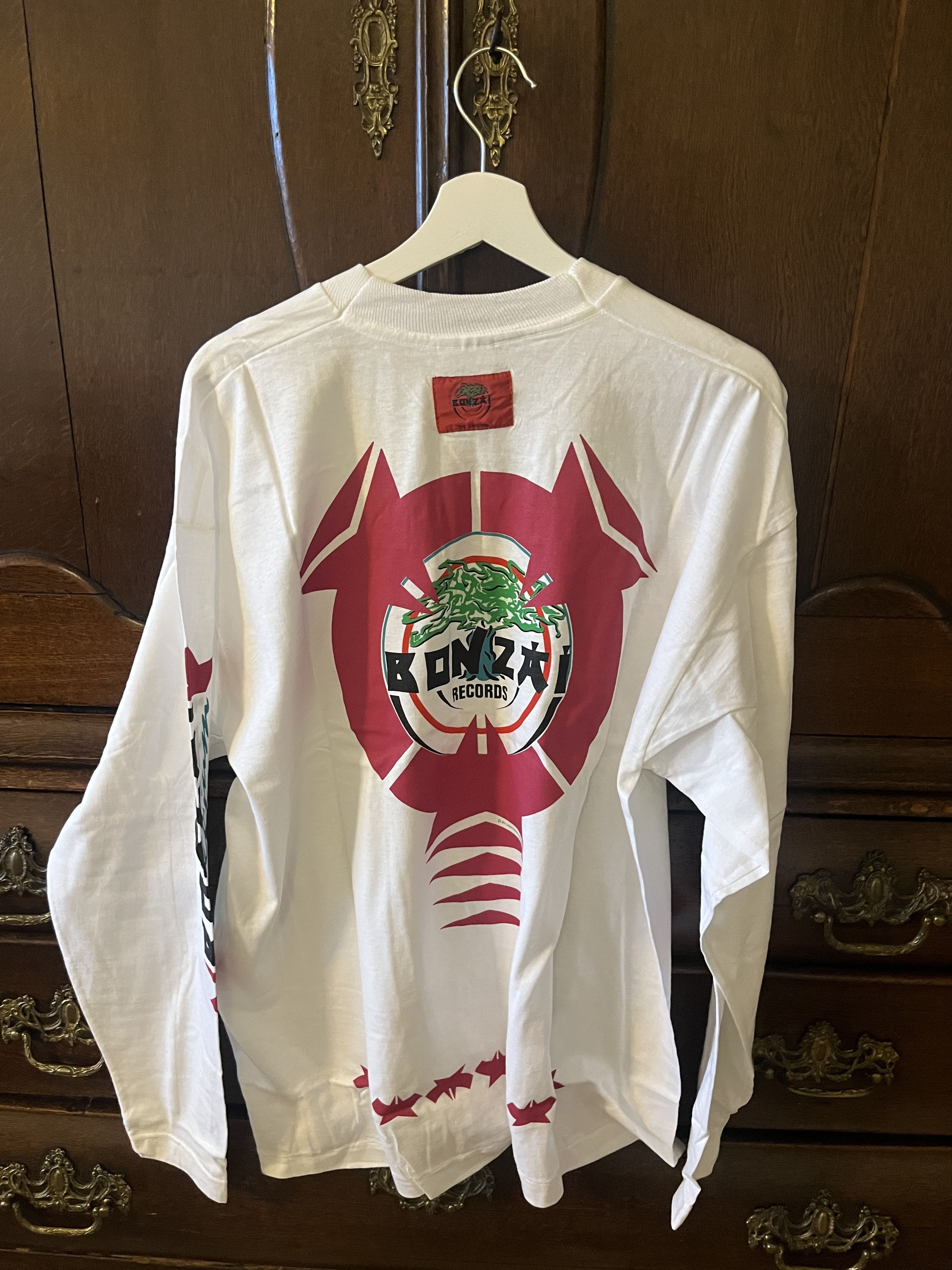 Other original RARE VINTAGE BONZAI RECORDS LONGSLEEVE (1990s) Size US XL / EU 56 / 4 - 1 Thumbnail