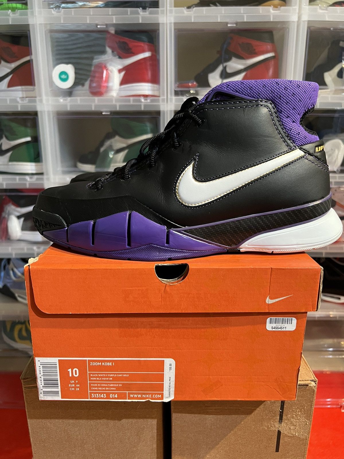 Nike Nike Zoom Kobe 1 OG ‘Black Out’ 2006 Size US 10 / EU 43 - 1 Thumbnail